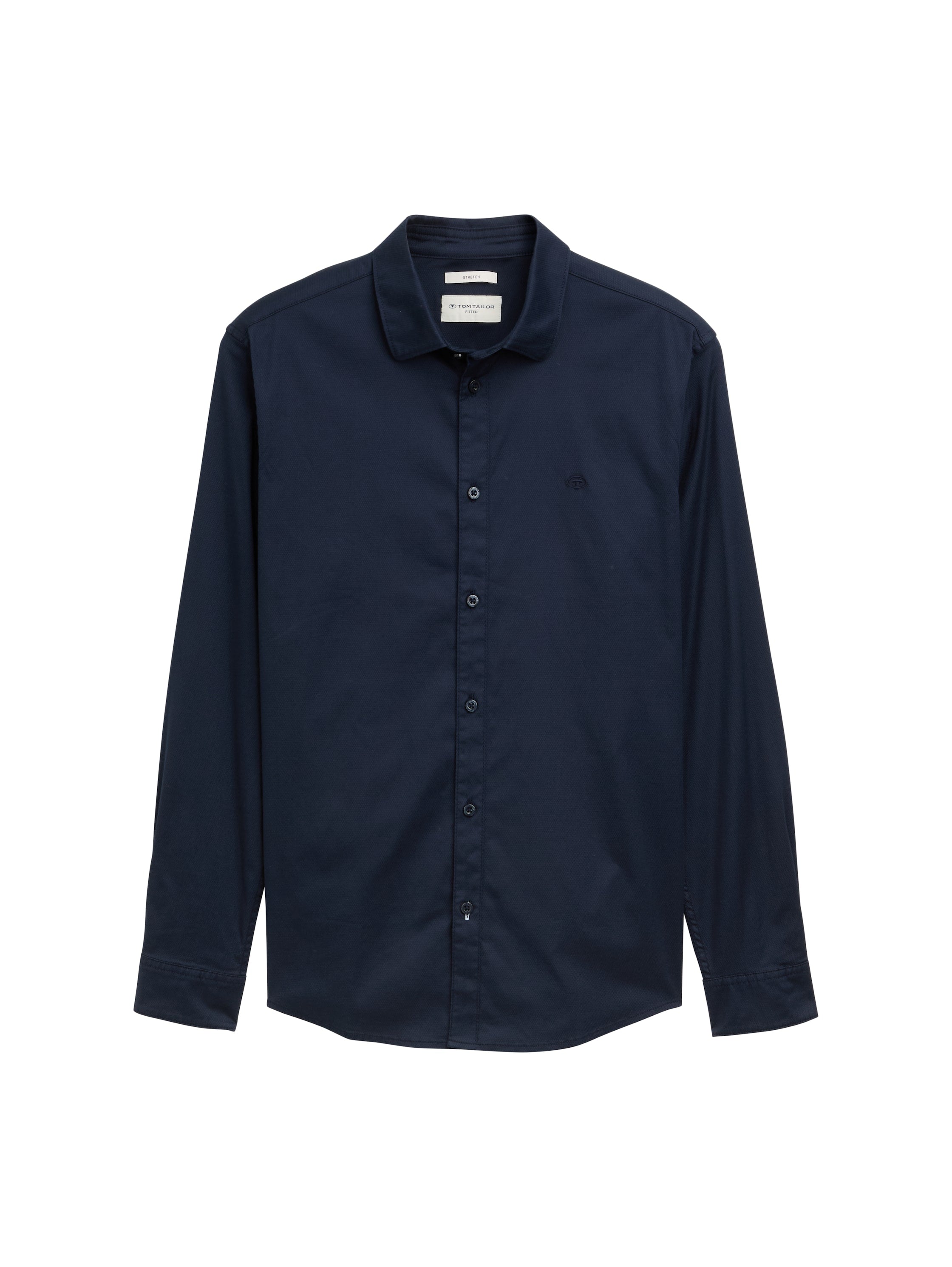 Tom Tailor Long Sleeved Navy Basic Shirt