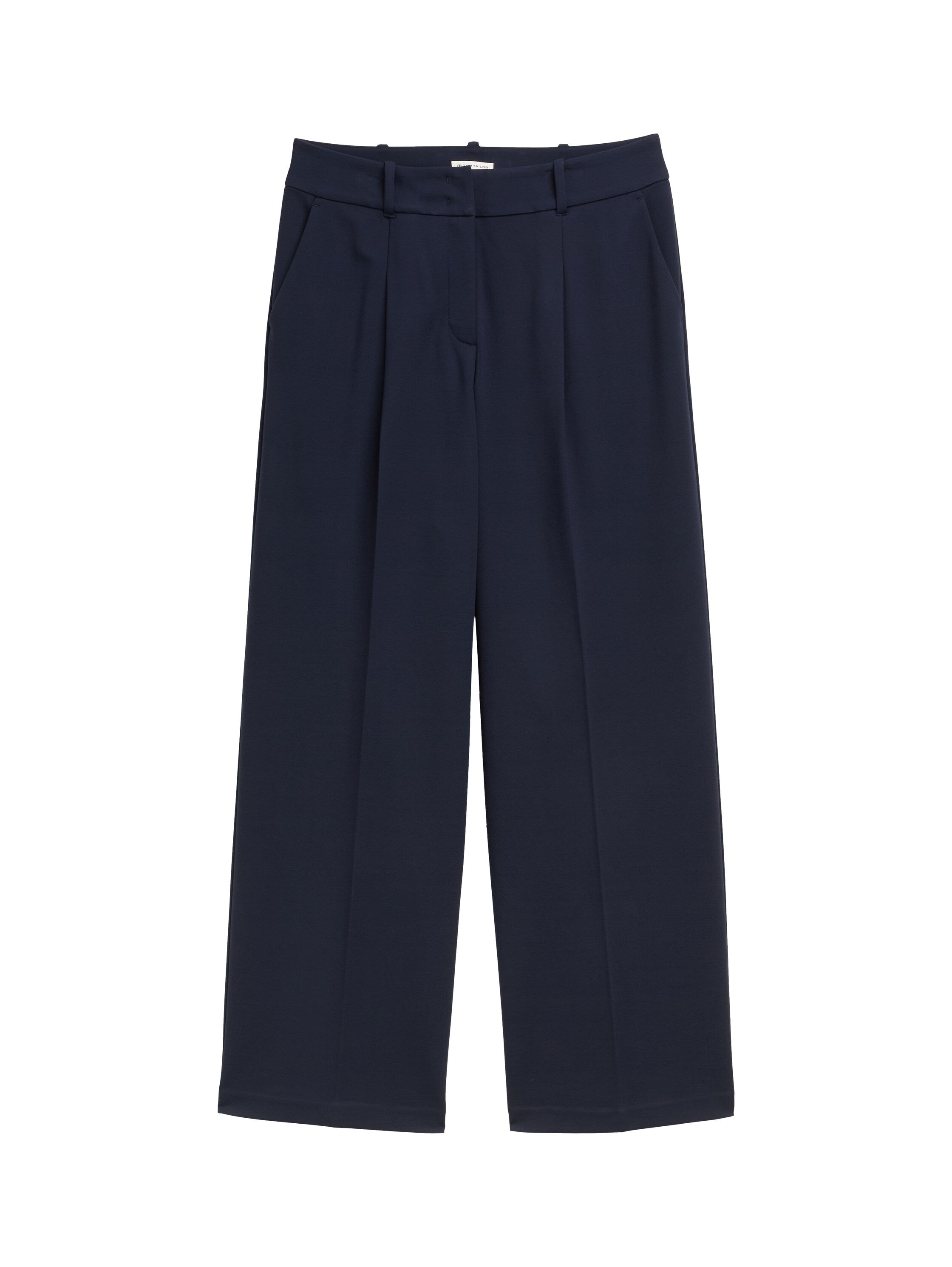 Tom Tailor Sky Captain Blue Wide Leg Trousers
