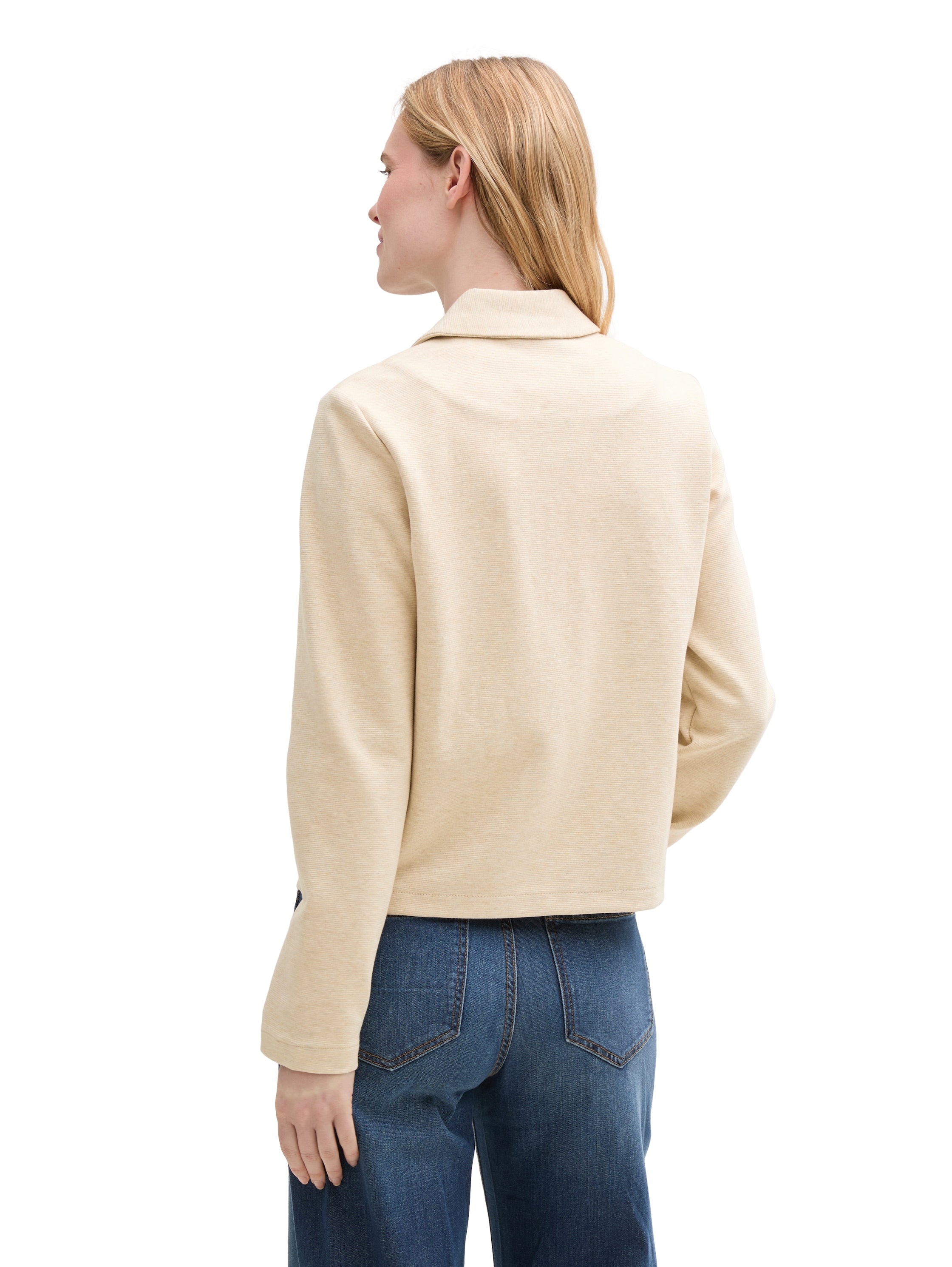 Tom Tailor Beige Jacket With Breast Pockets