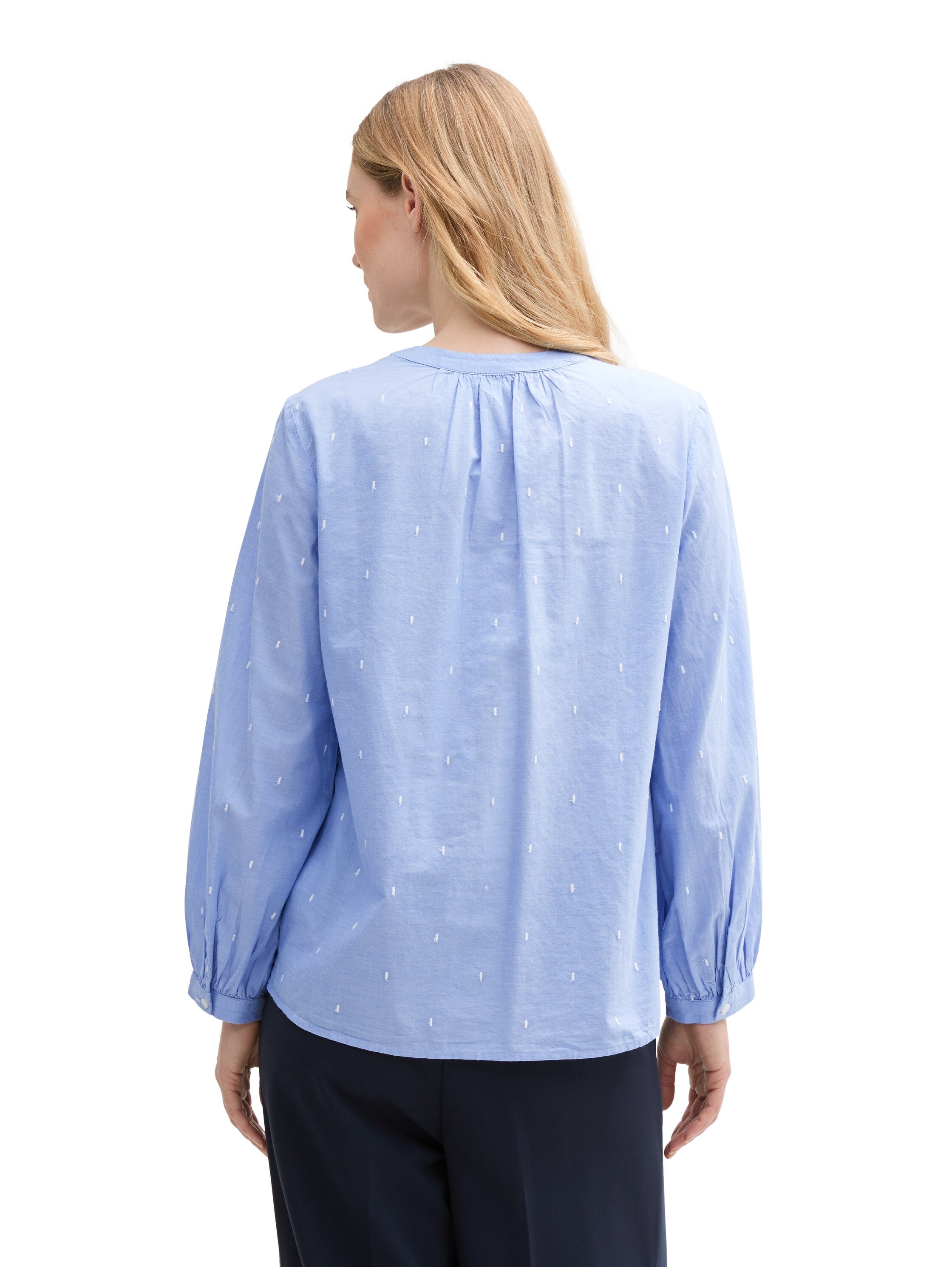 Tom Tailor Blue Blouse With Pattern