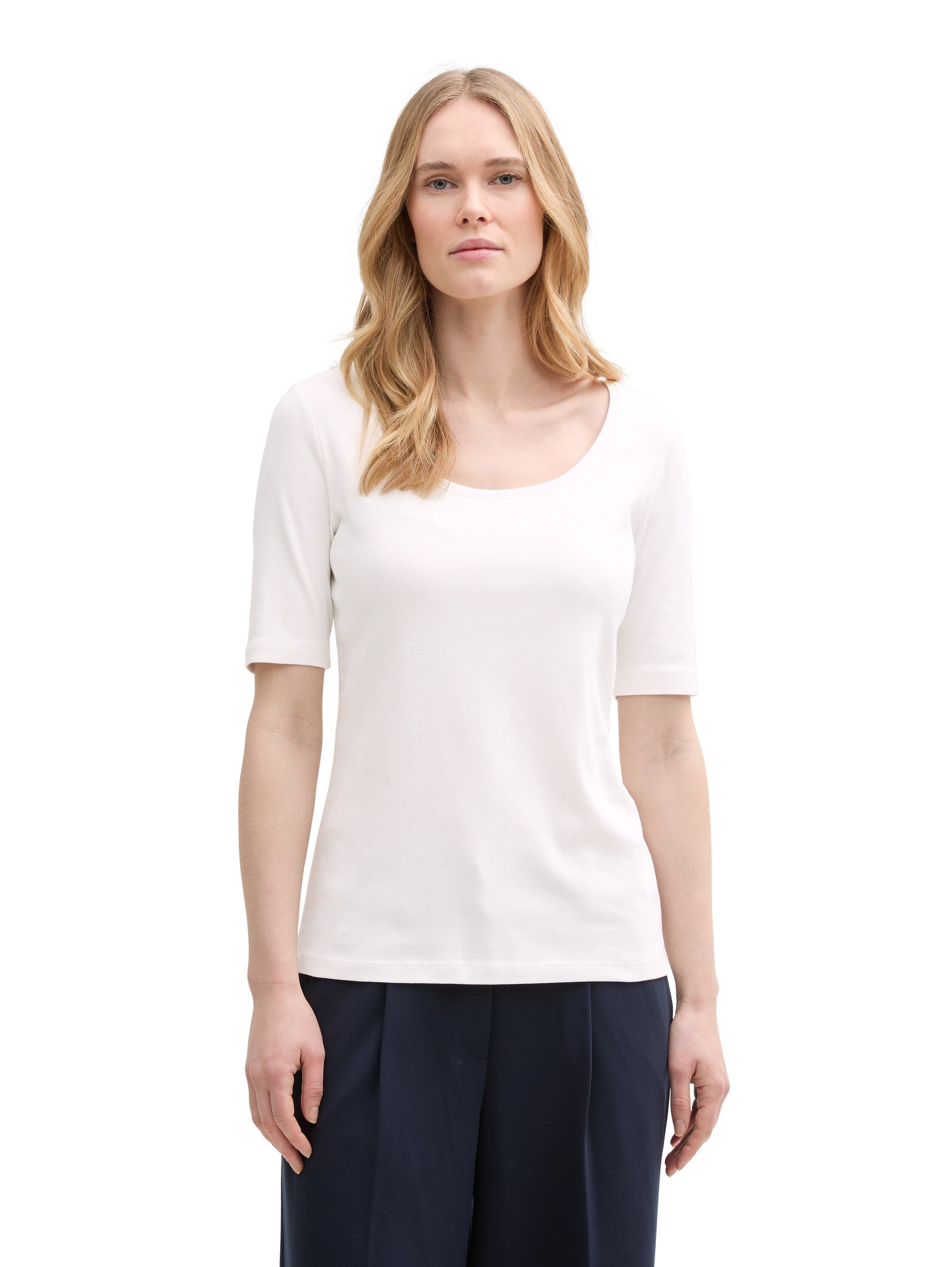 Tom Tailor White Basic T-Shirt