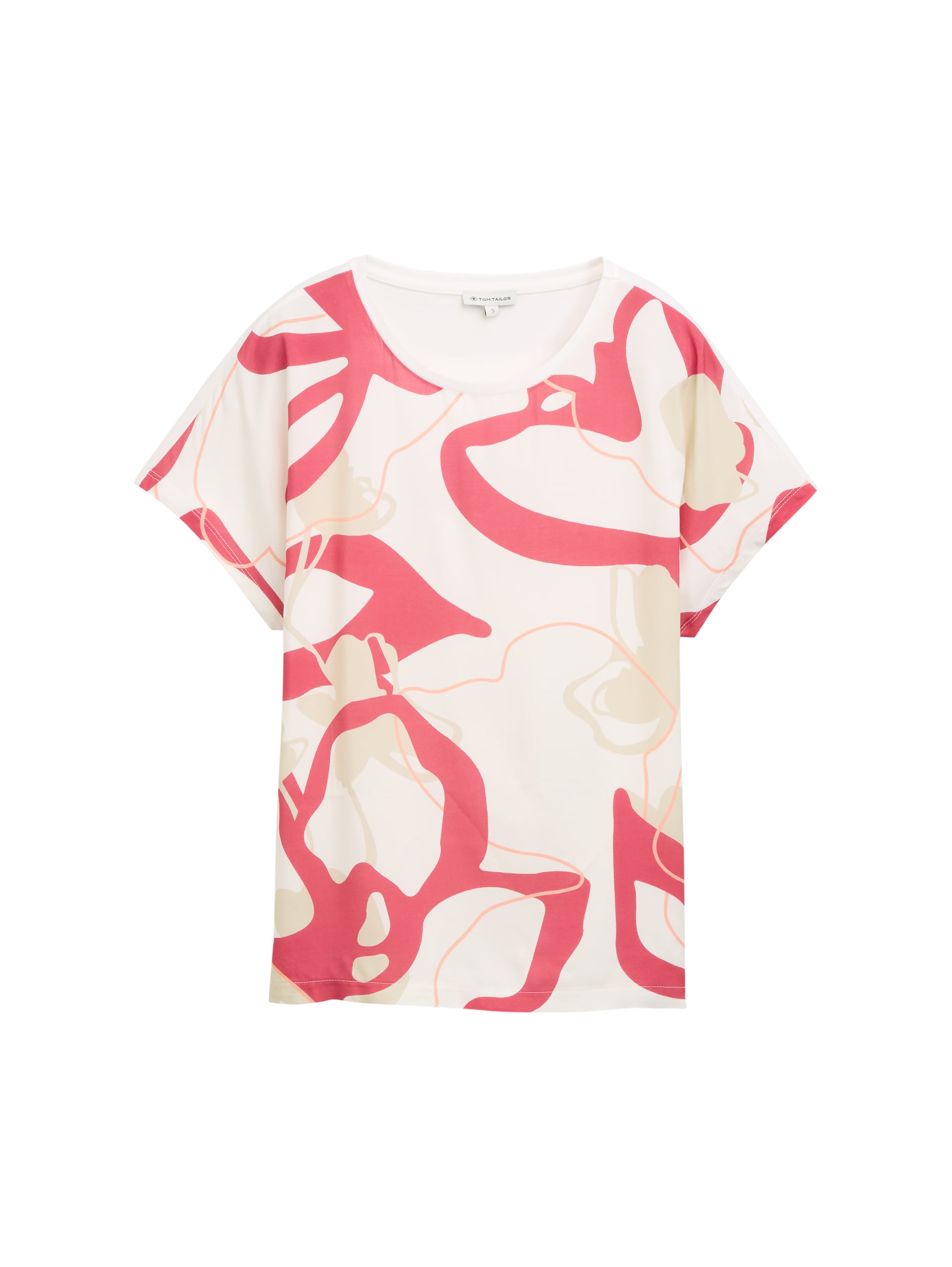 Tom Tailor Whisper White T-Shirt With Design