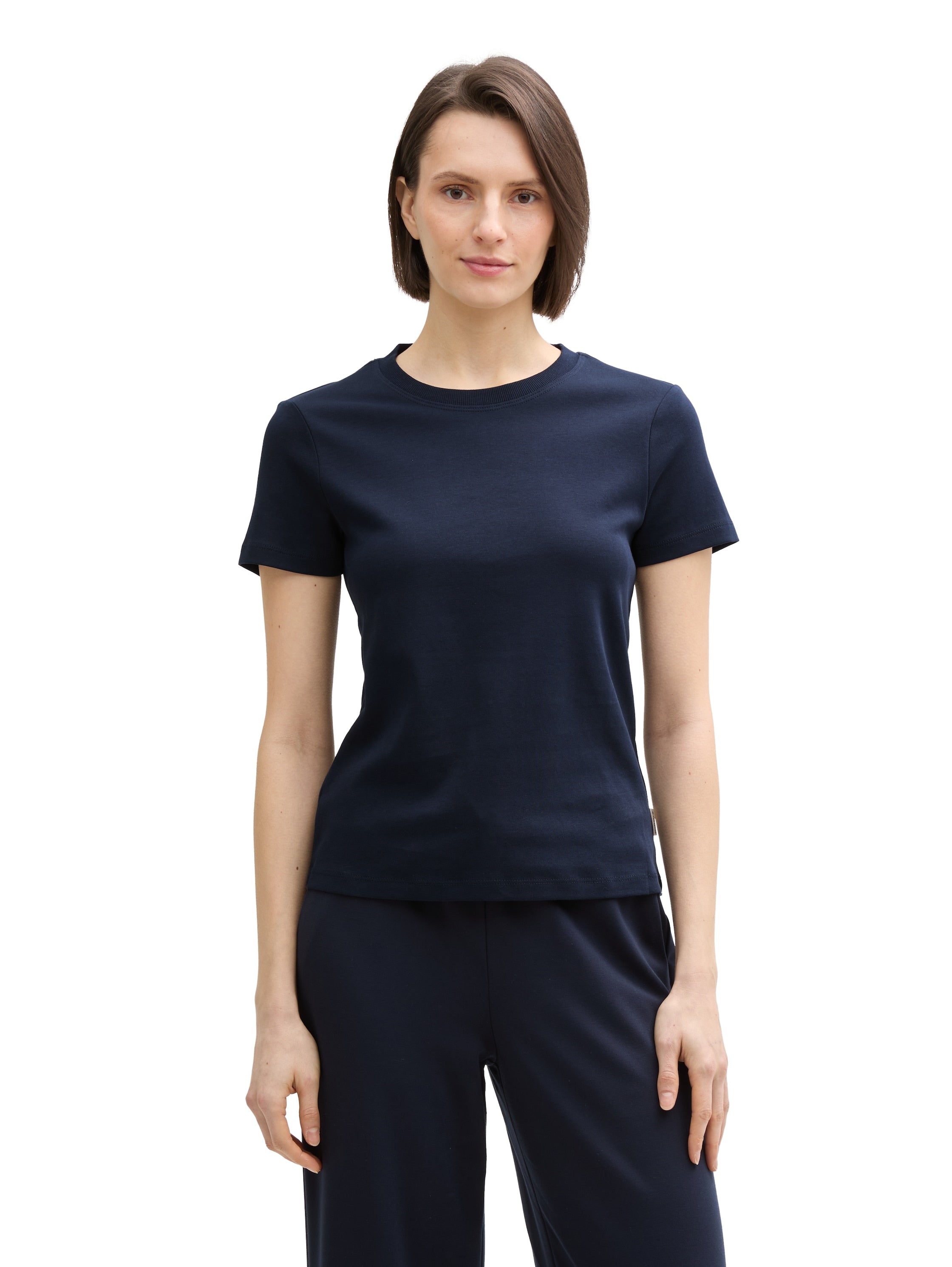 Tom Tailor Short Sleeved Navy T-Shirt