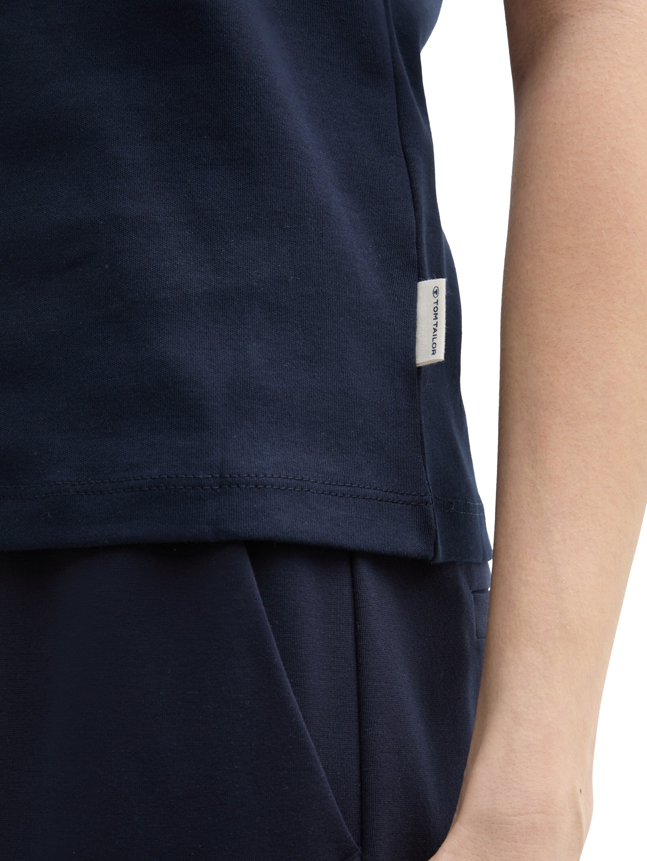 Tom Tailor Short Sleeved Navy T-Shirt