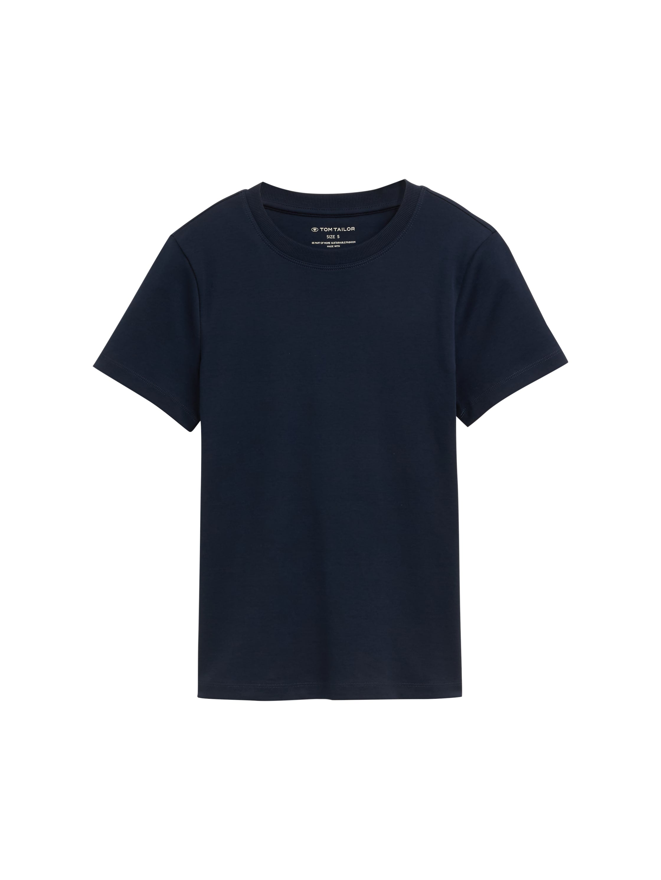 Tom Tailor Short Sleeved Navy T-Shirt