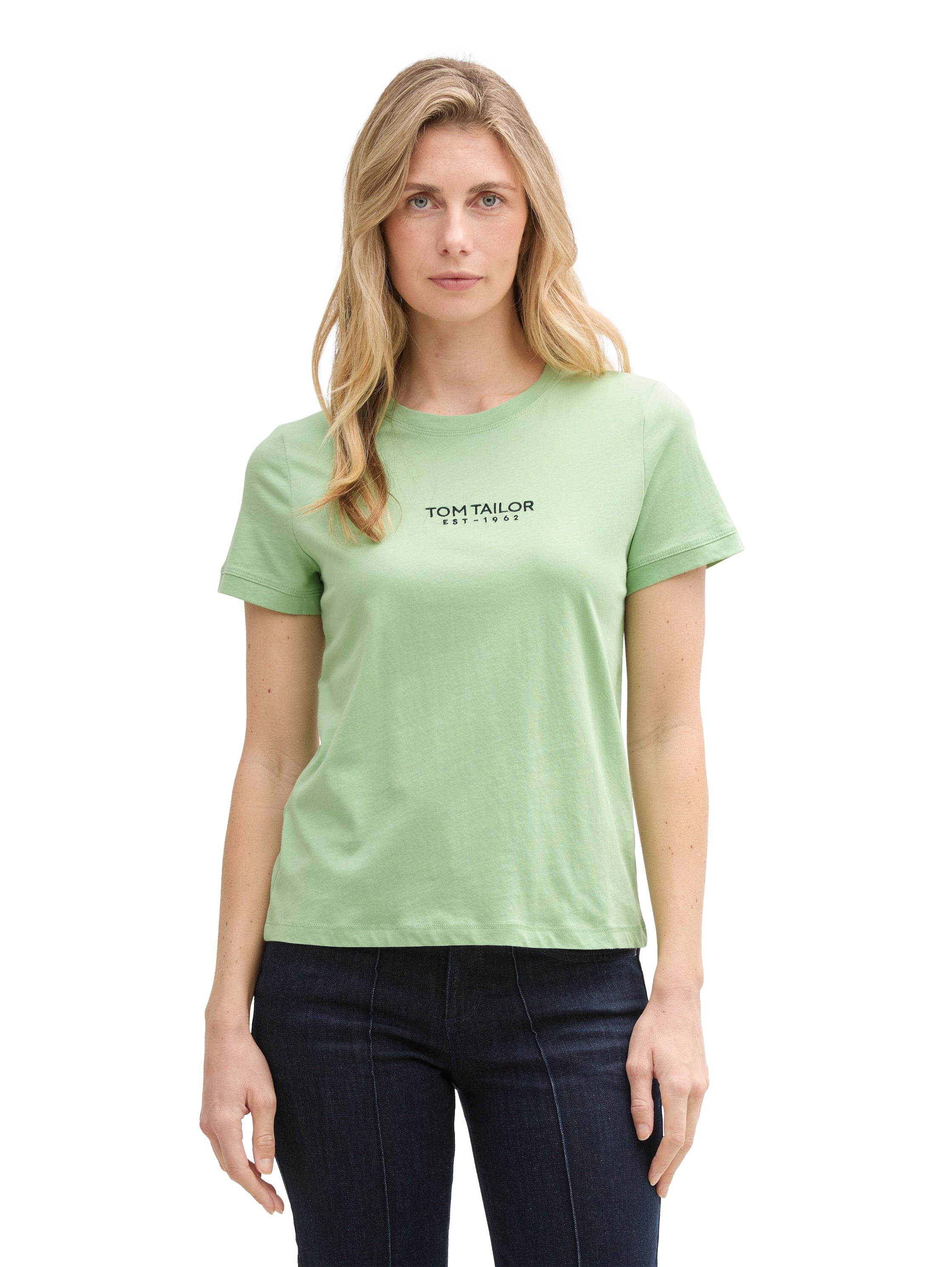 Tom Tailor Green T-Shirt With Logo