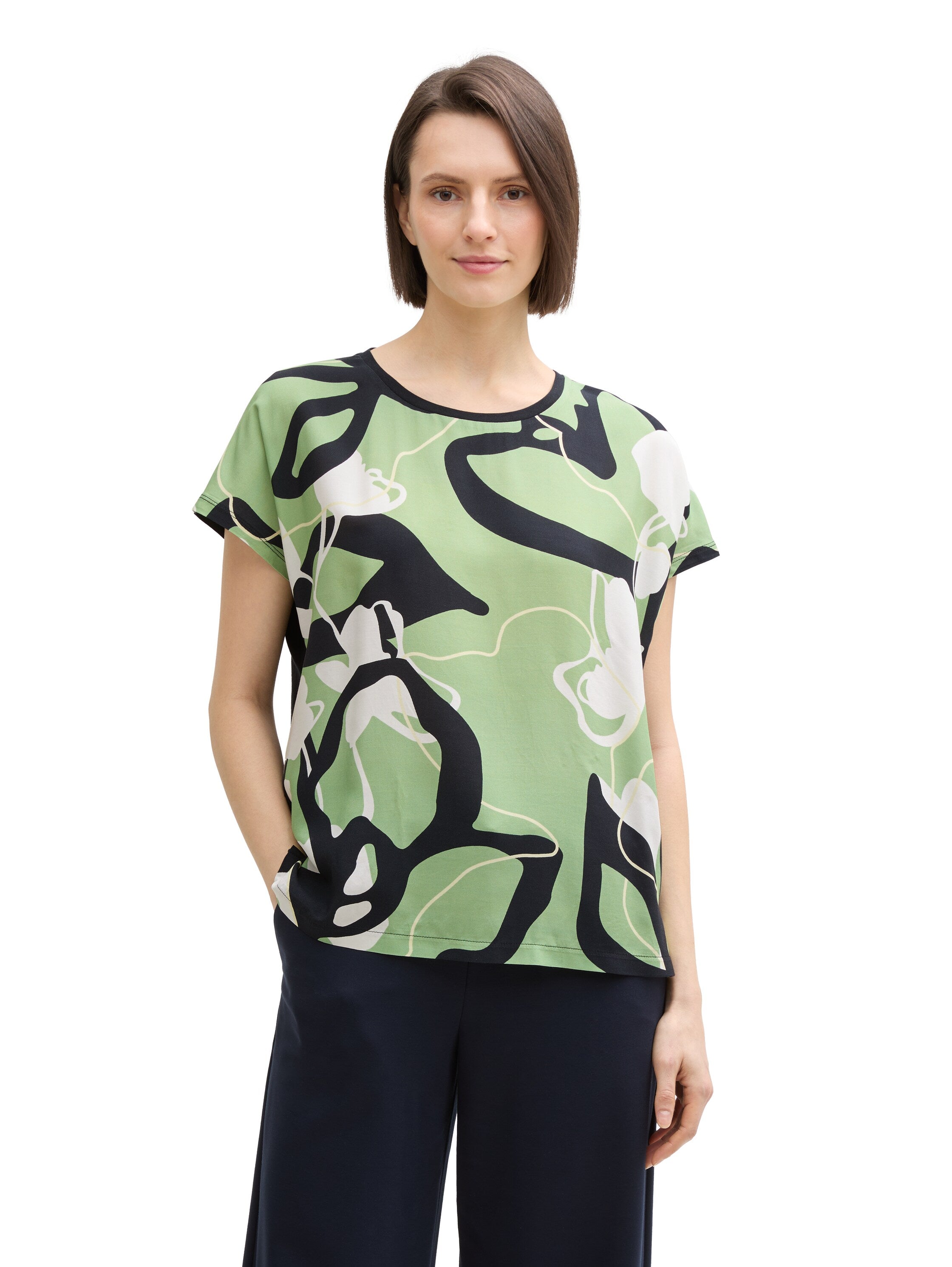 Tom Tailor True Green T-Shirt With Design