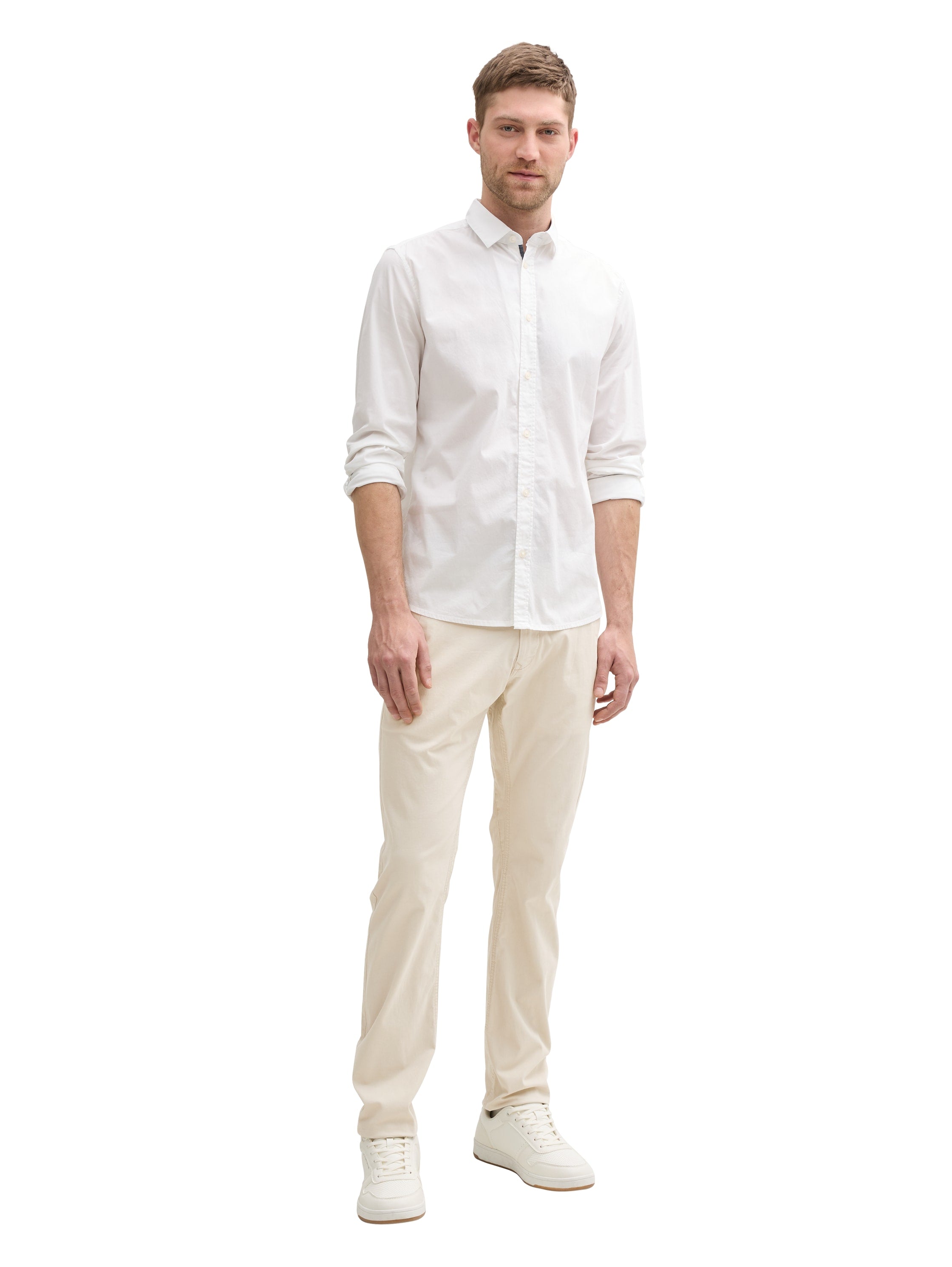 Tom Tailor Tapered Light Beige Chino Pant