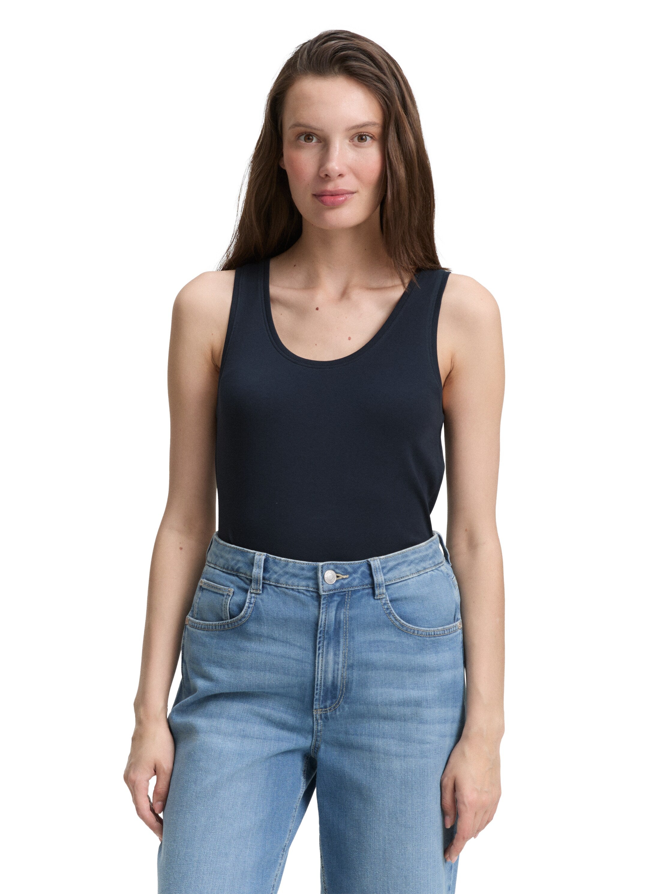 Tom Tailor Crew Neck Navy Basic T-shirt