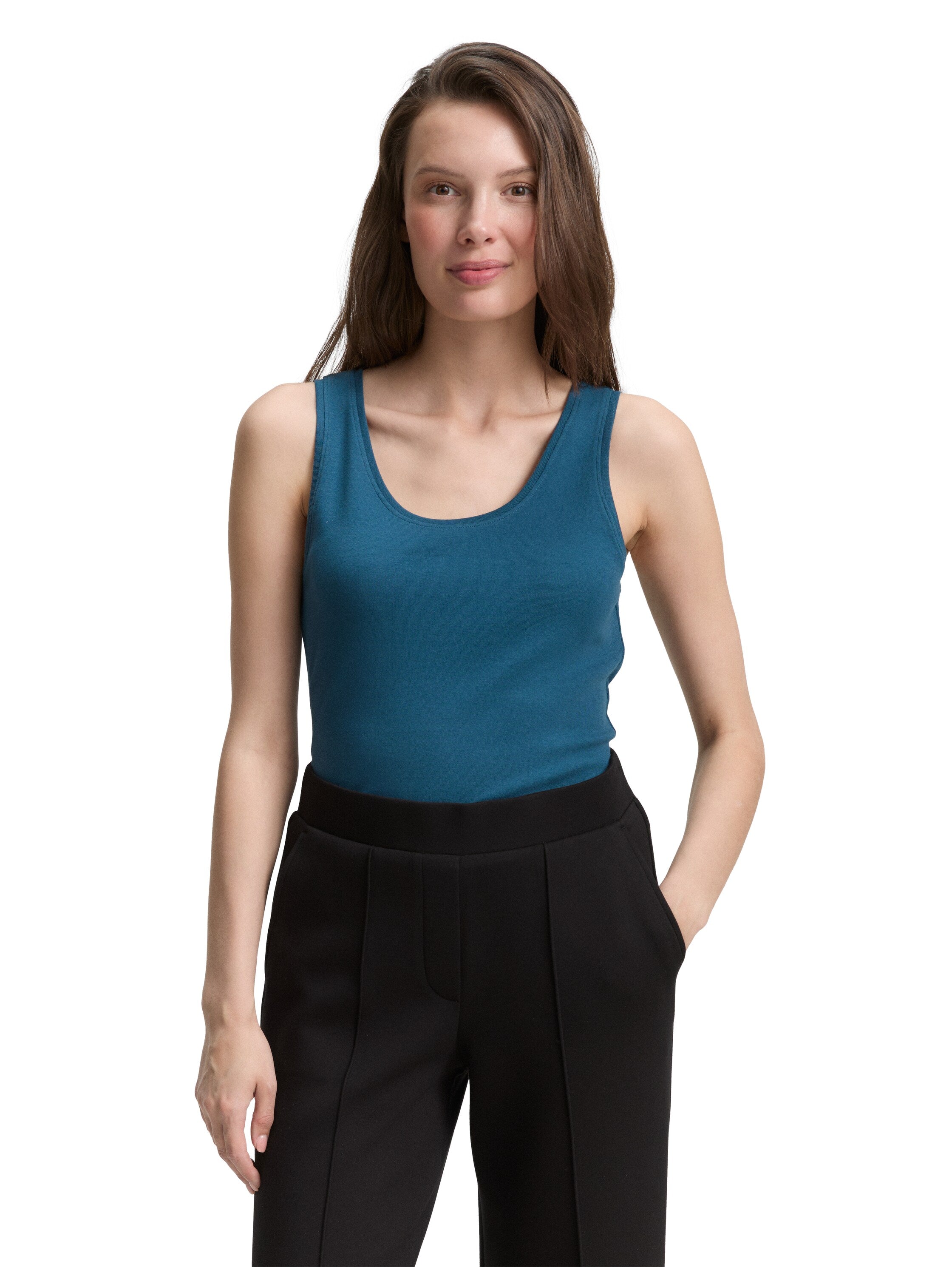 Tom Tailor Crew Neck Blue Basic T-shirt