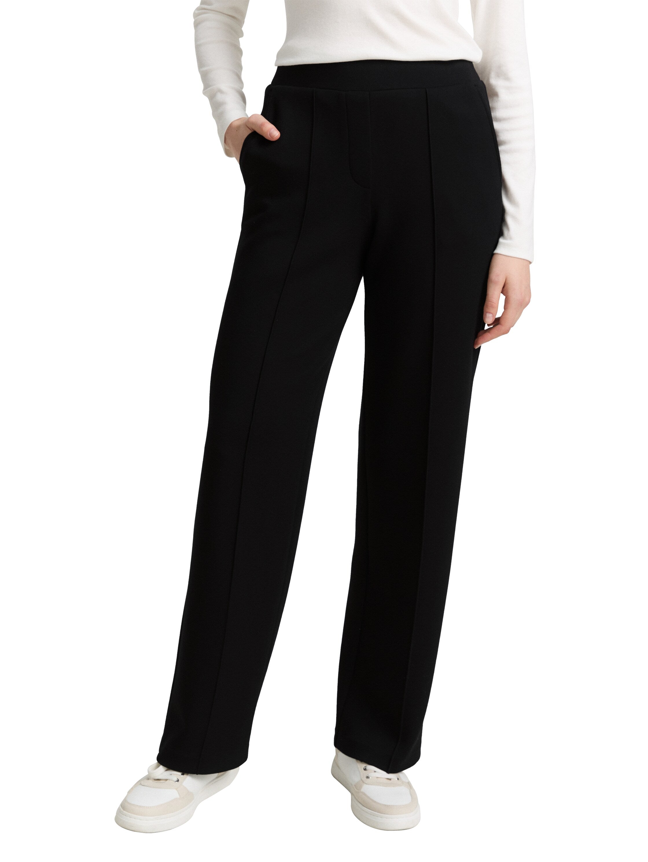 Tom Tailor Loose Straight Black Pants