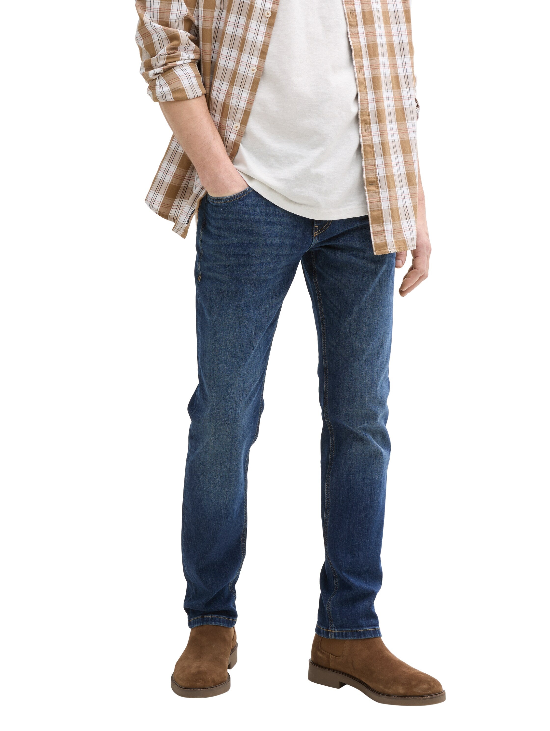 Tom Tailor Tinted Blue Denim Regular Fit Jeans