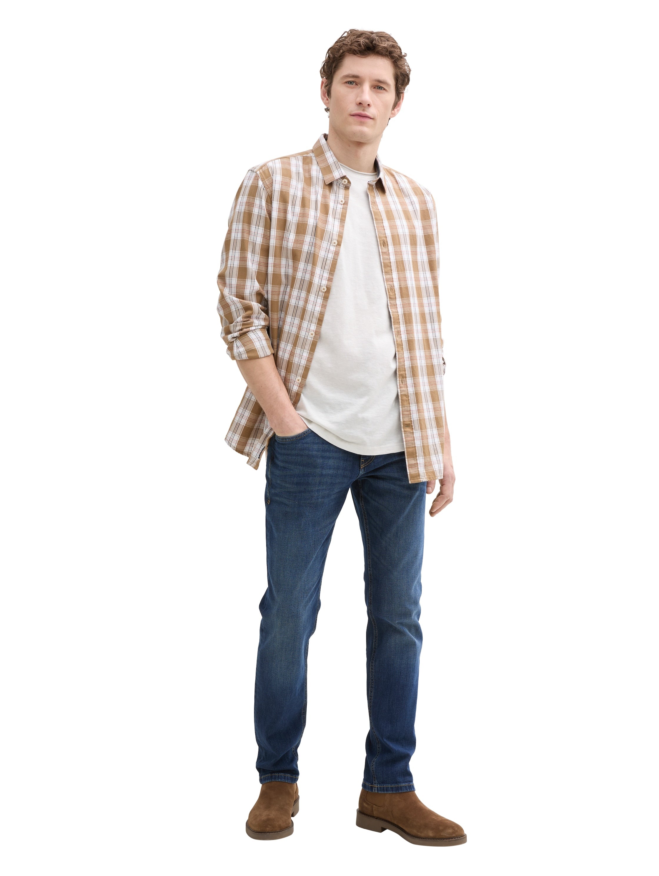 Tom Tailor Tinted Blue Denim Regular Fit Jeans