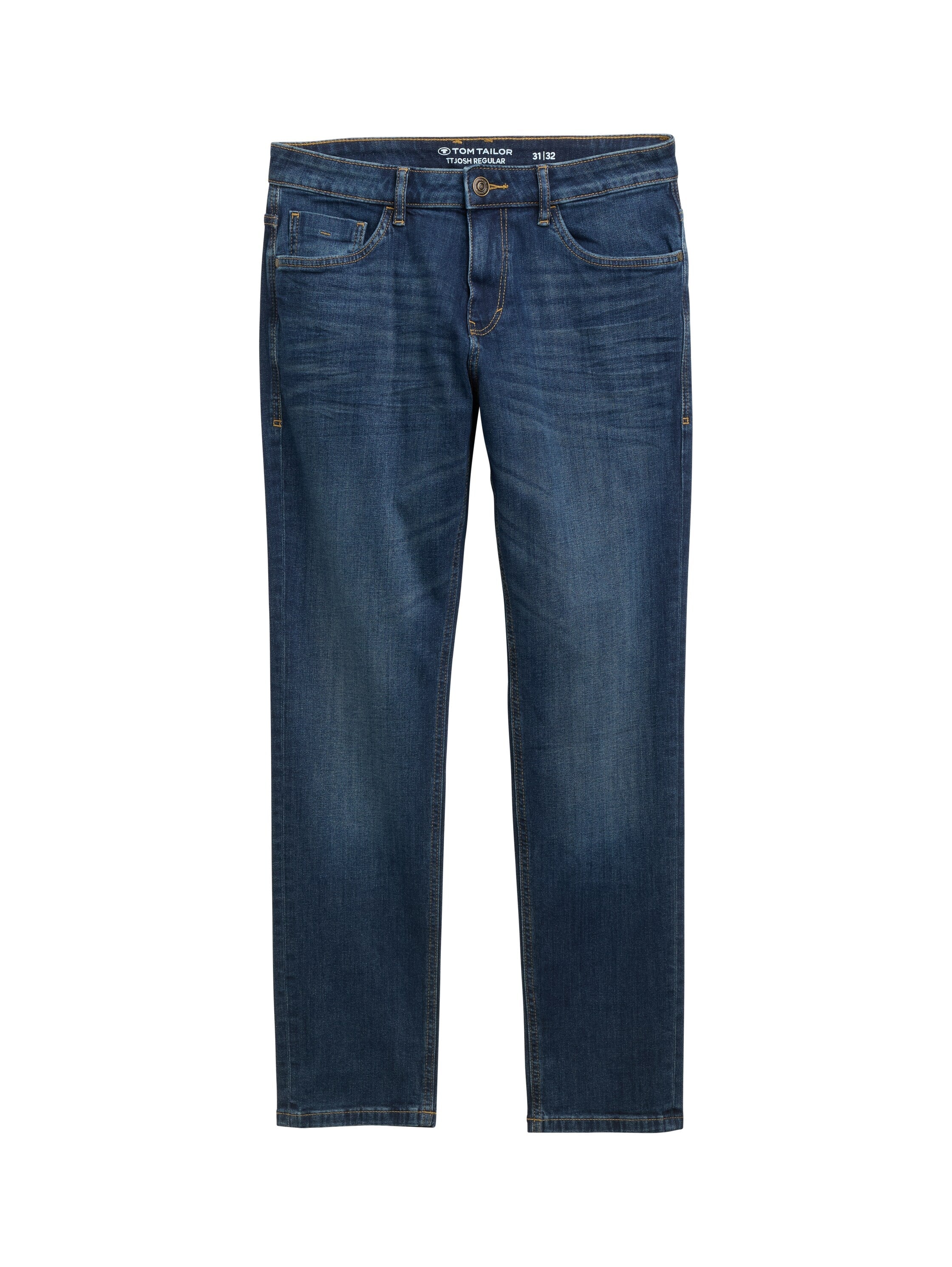 Tom Tailor Tinted Blue Denim Regular Fit Jeans