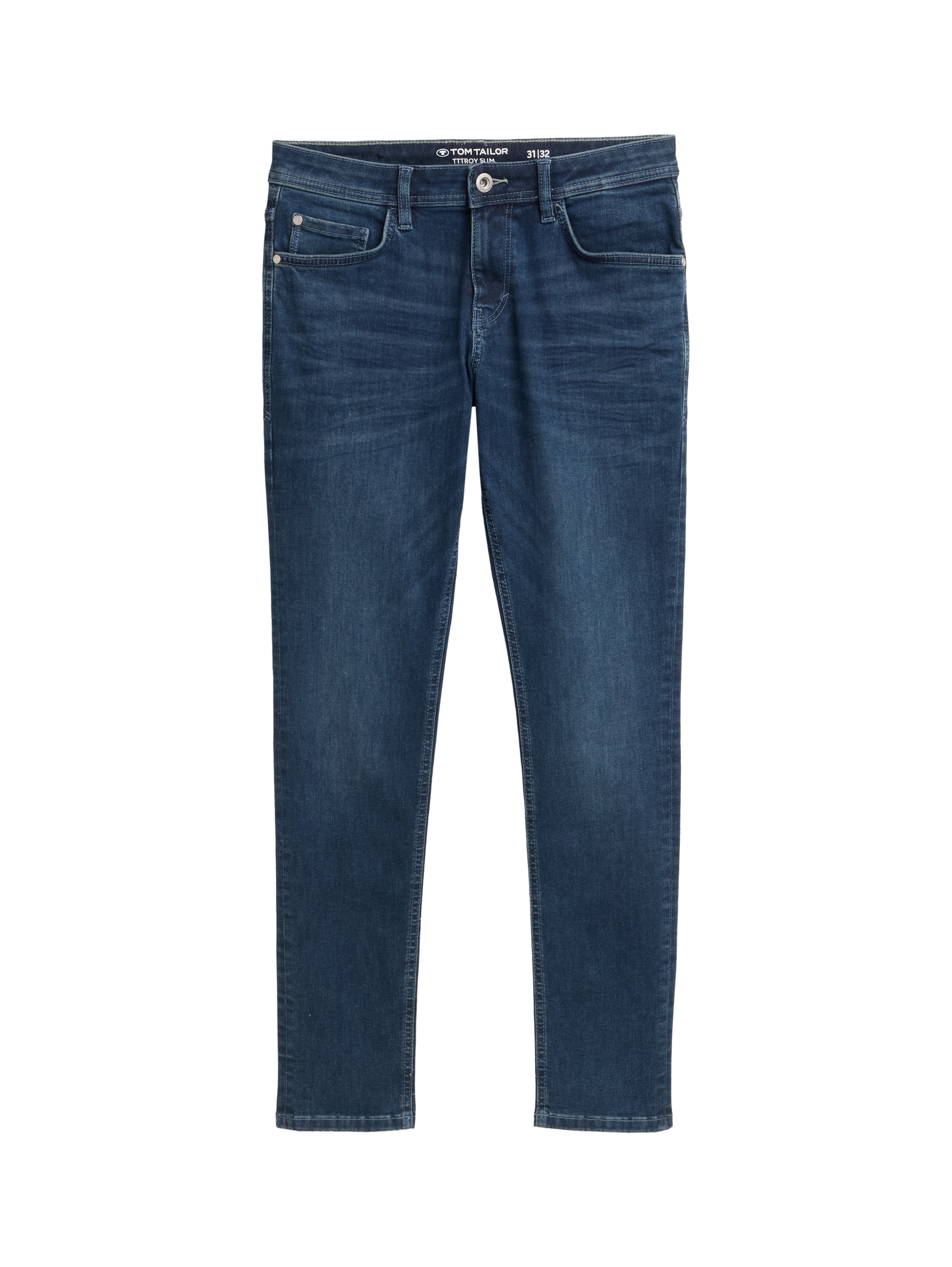 Tom Tailor Troy Slim Mid Stone Blue Jeans With Stretch