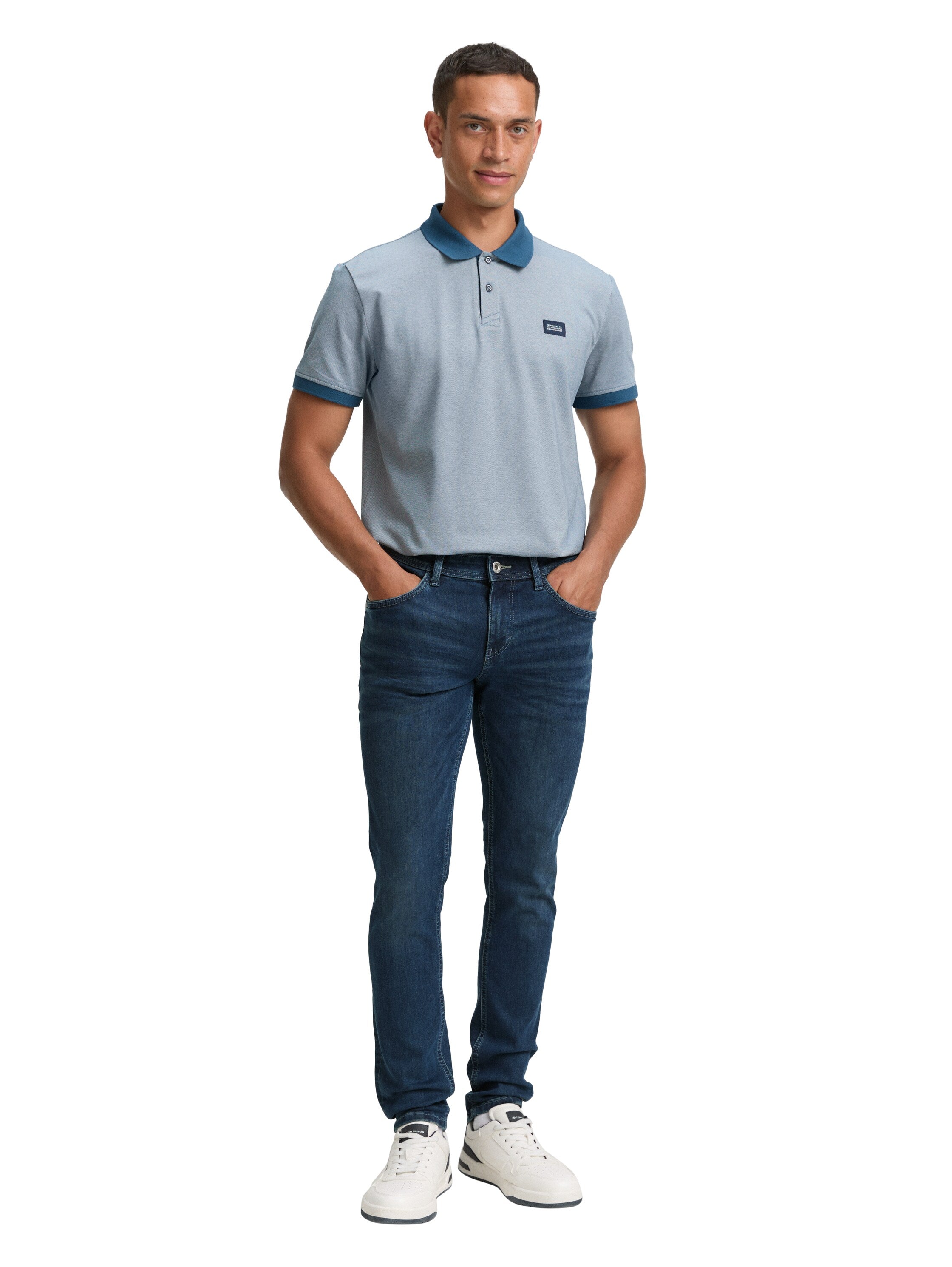 Tom Tailor Troy Slim Mid Stone Blue Jeans With Stretch