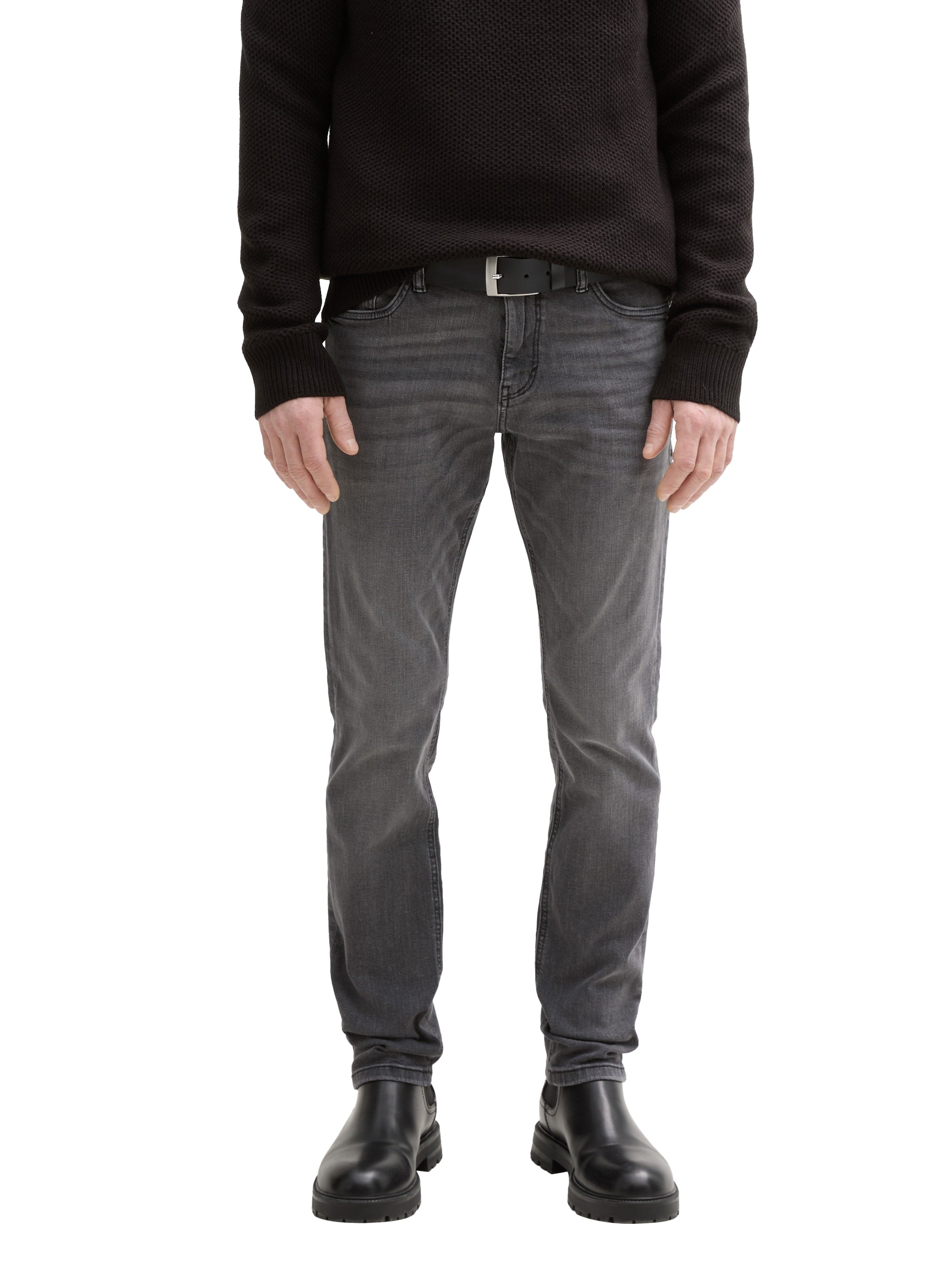 Tom Tailor Stone Grey Denim Regular Fit Jeans