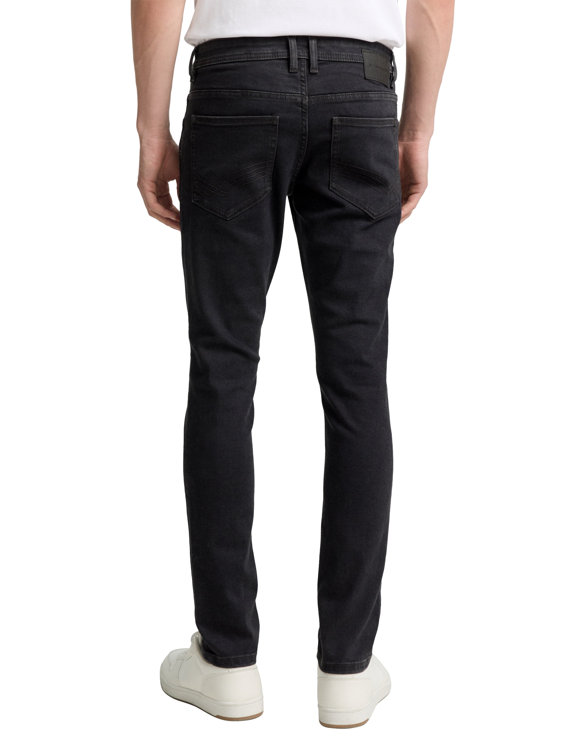 Tom Tailor Troy Slim Clean Rinsed Black Denim Jeans With Stretch