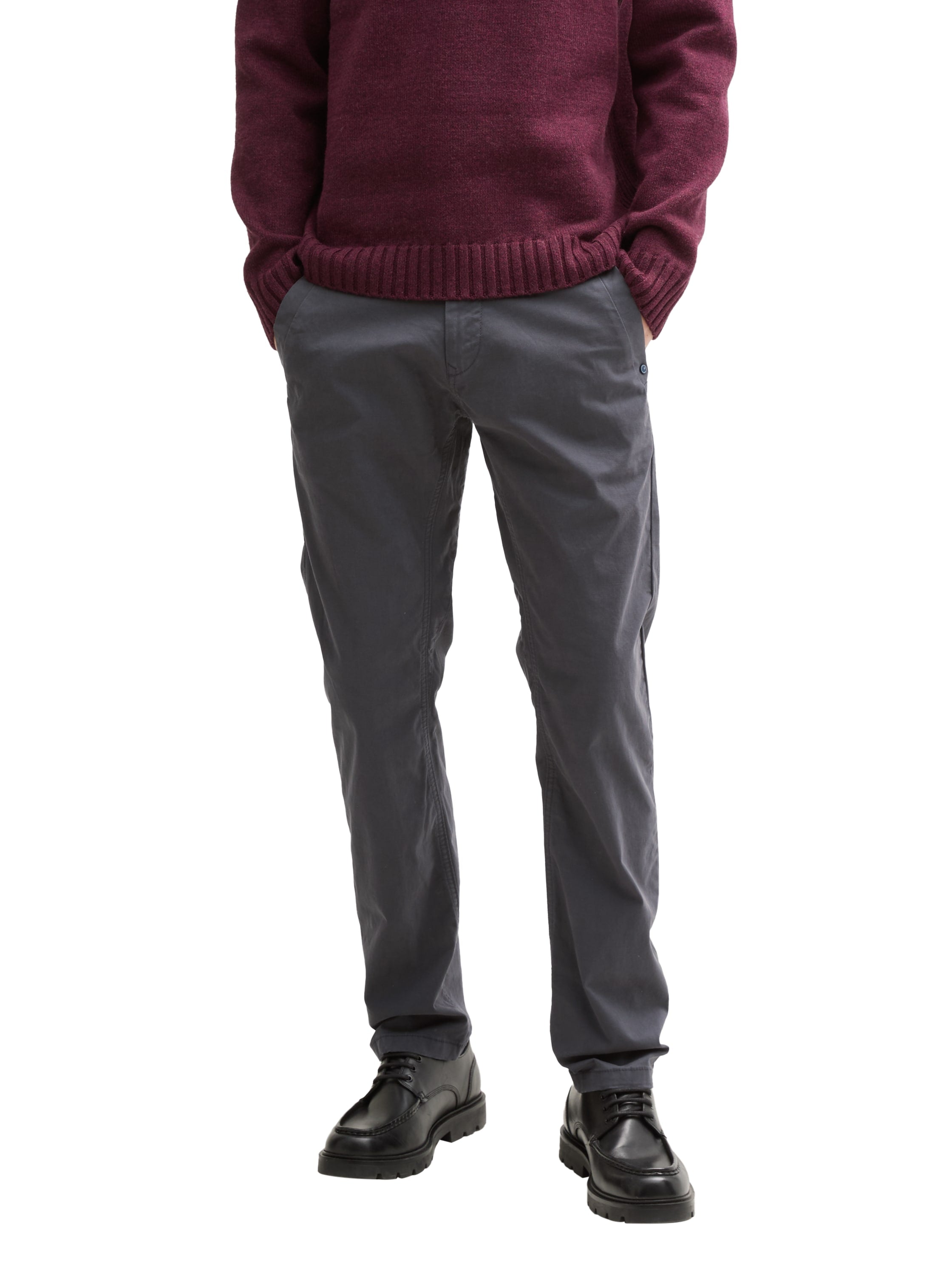 Tom Tailor Tapered Dark Grey Chino Pant