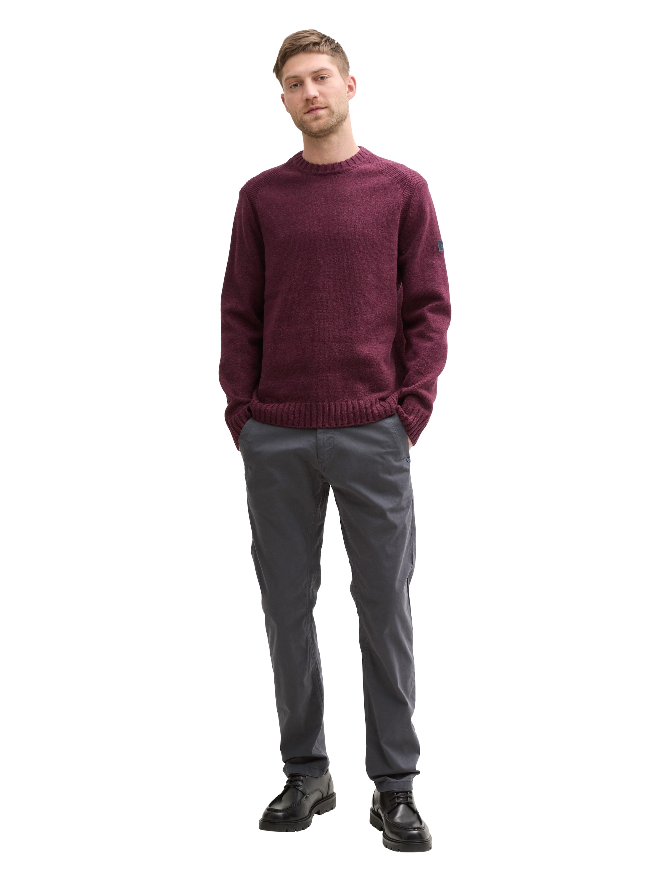 Tom Tailor Tapered Dark Grey Chino Pant