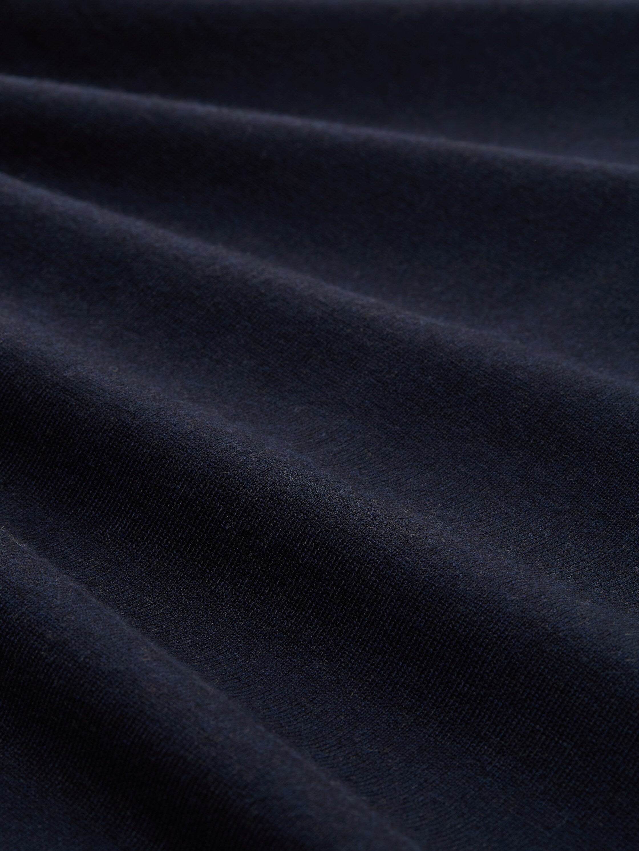 Tom Tailor Black Navy Knitted Polo