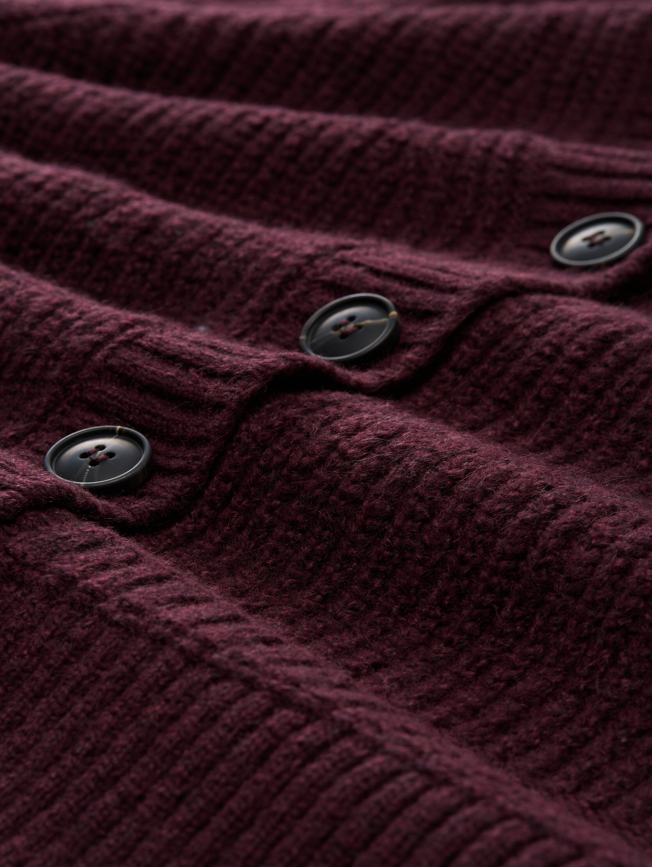 Tom Tailor Bordo Cardigan With Button To Close