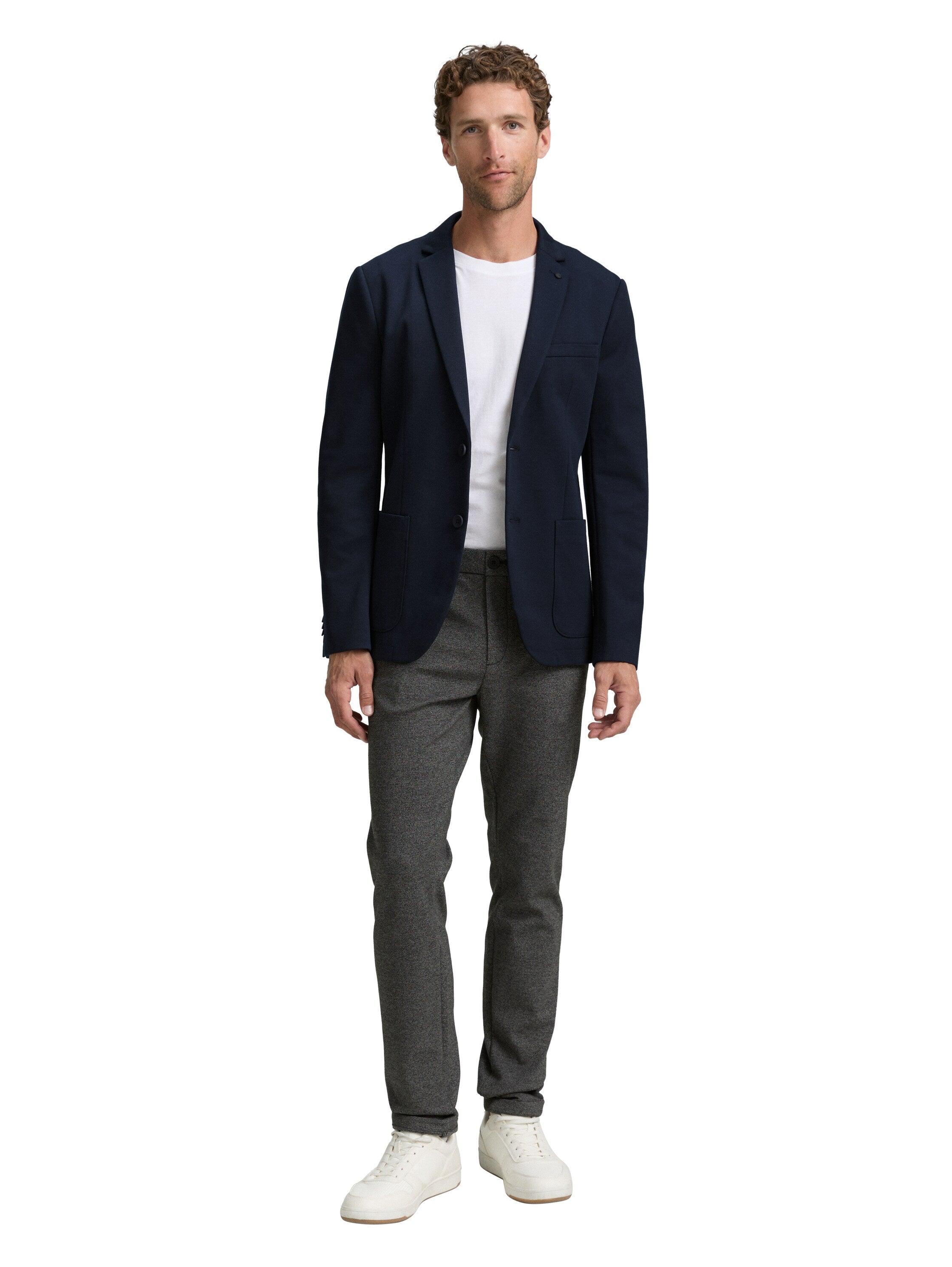 Tom Tailor Regular Fit Navy Blazer