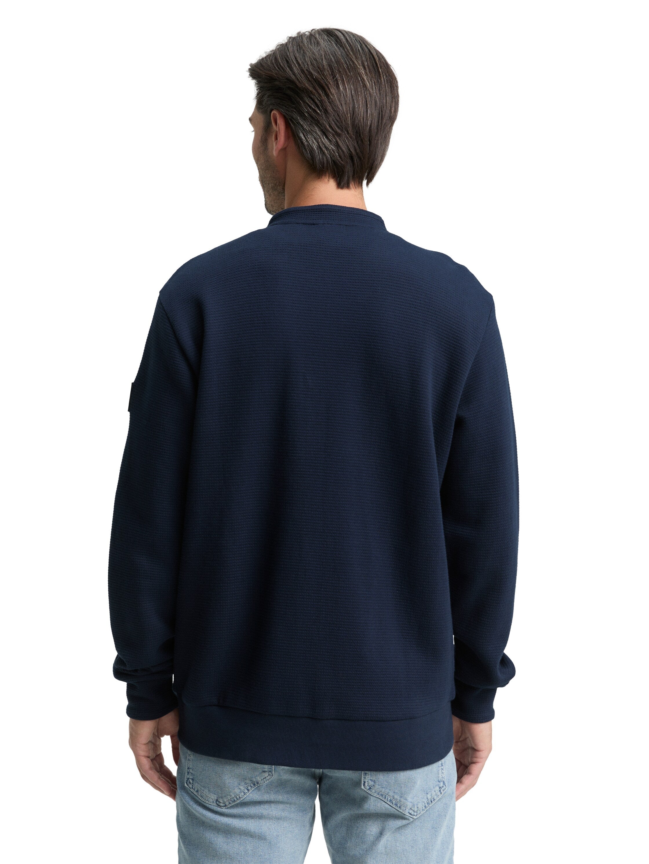 Tom Tailor Cotton Navy Bomber Jacket