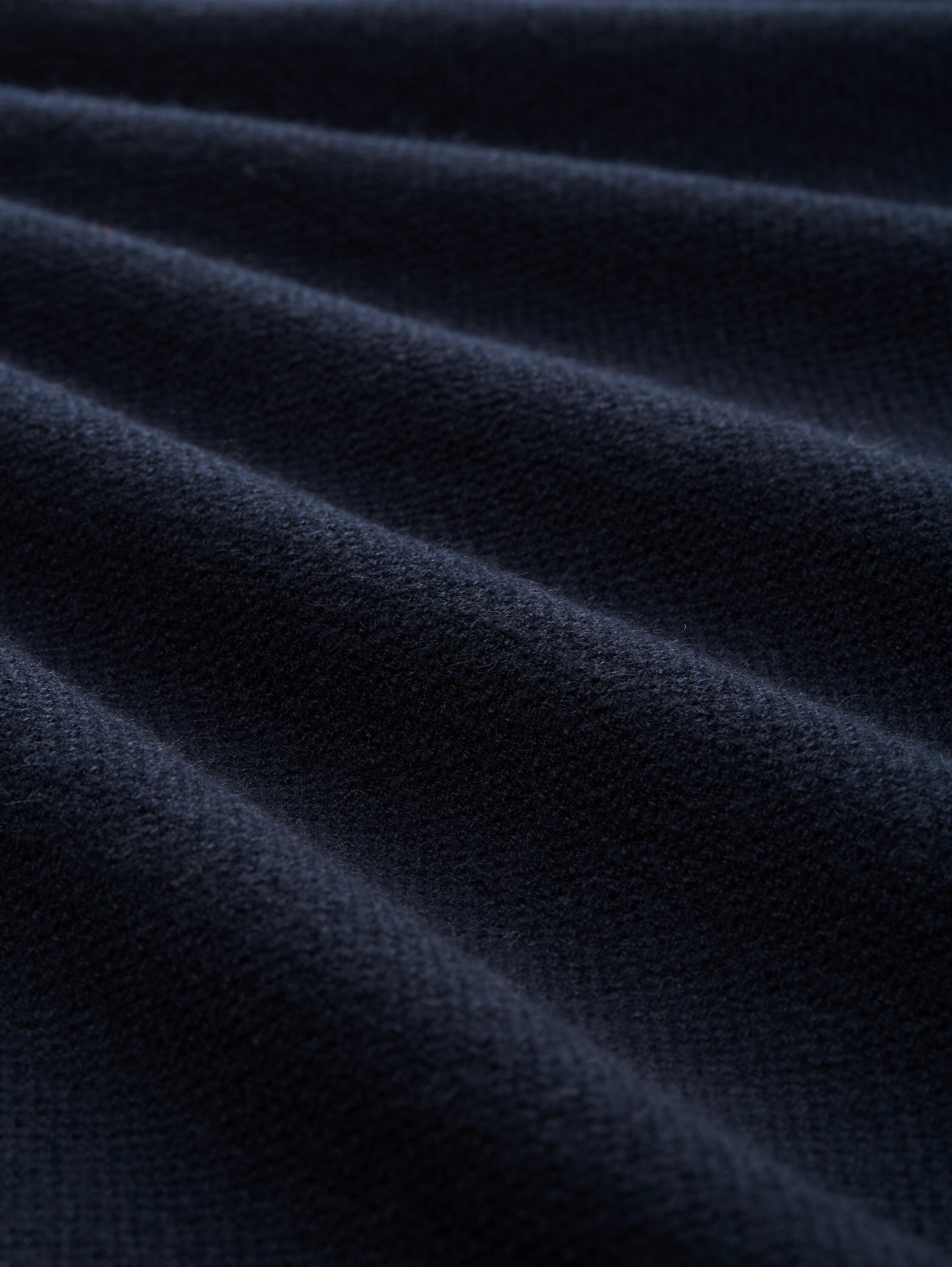 Tom Tailor Knit Navy Dress With Stand up Collar