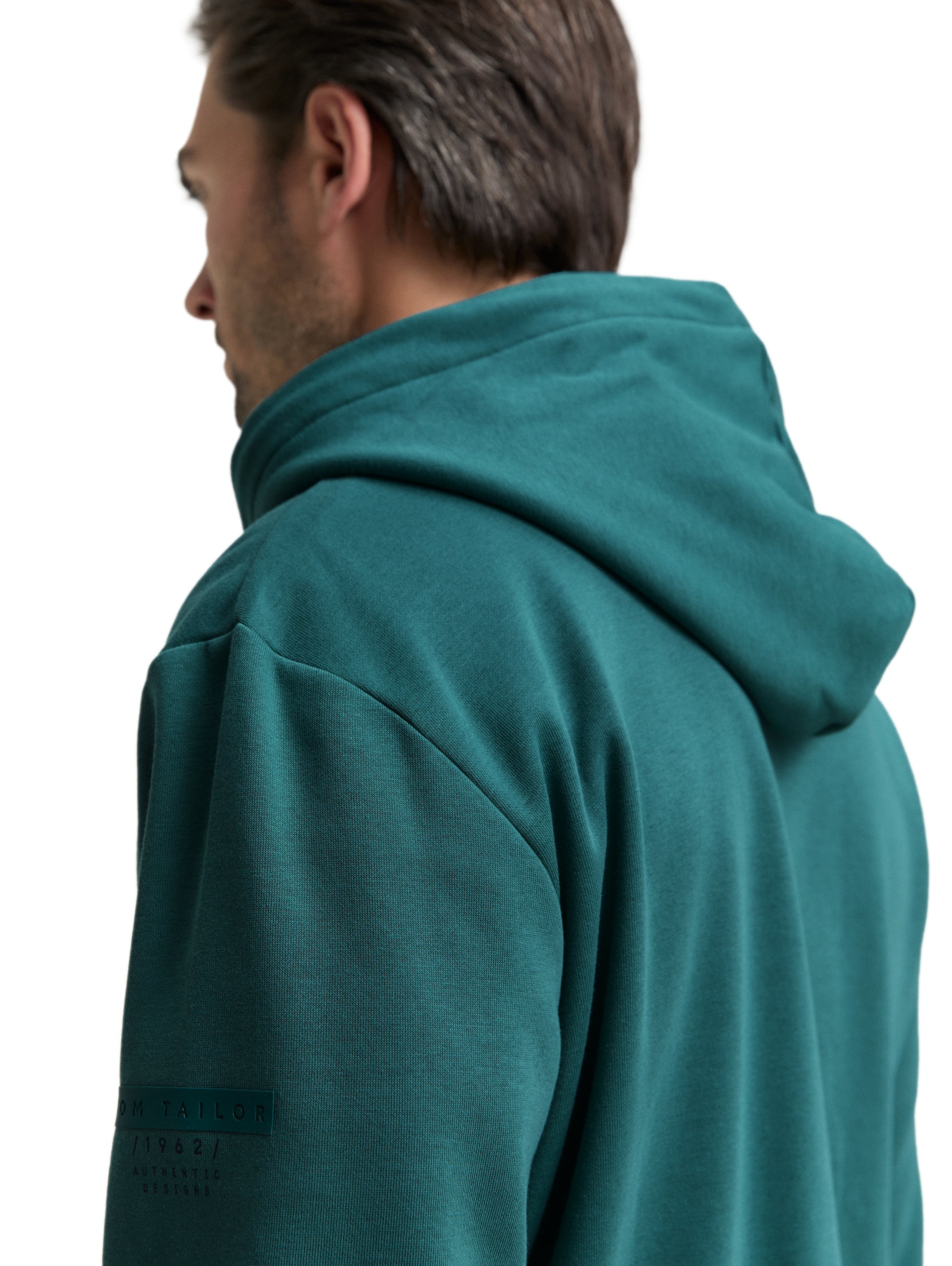 Tom Tailor Basic Green Hooded Jacket