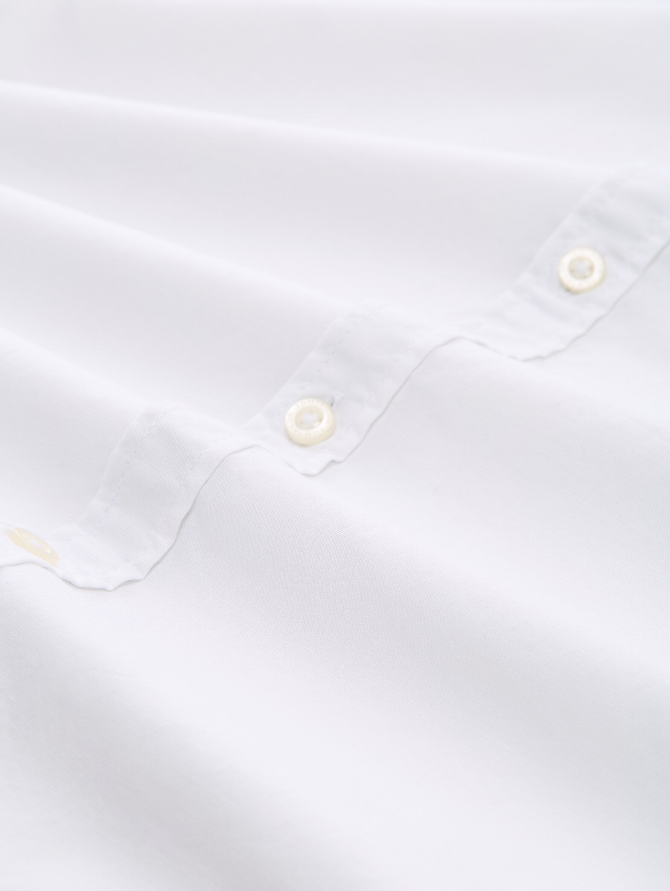 Tom Tailor Regular Fit White Shirt with Stretch