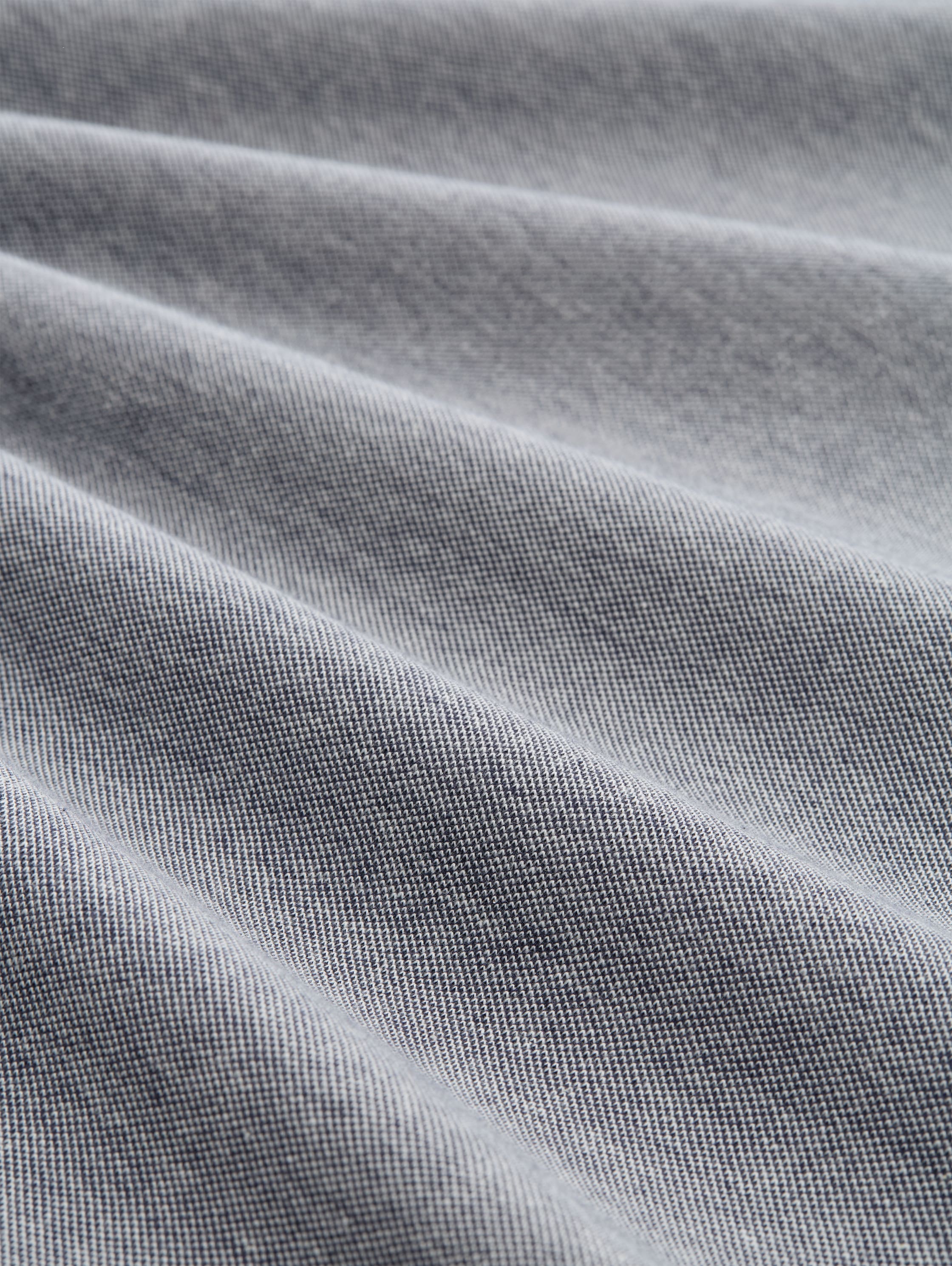 Tom Tailor Long-sleeved Piqué Grey Polo with Logo Print