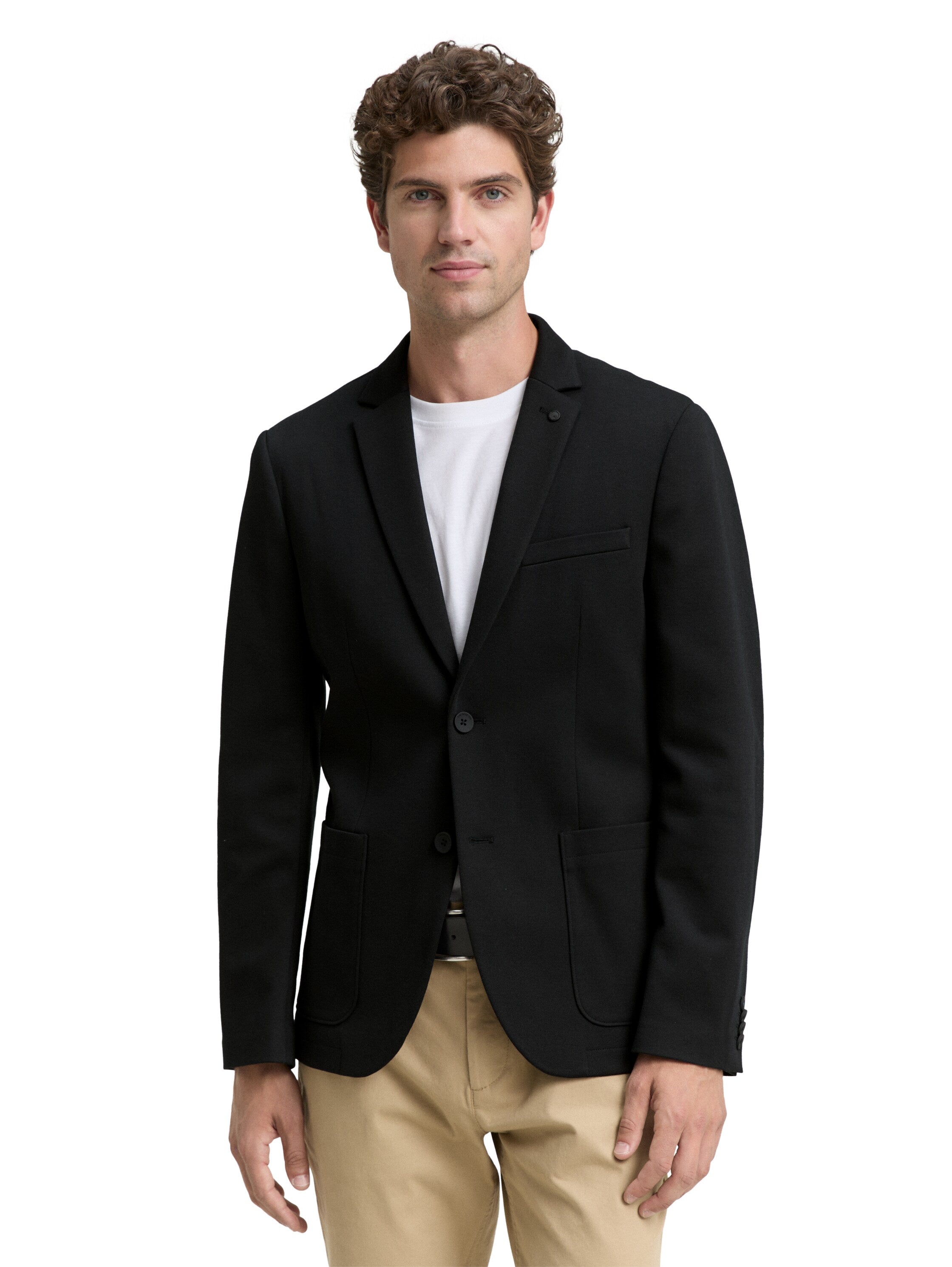 Tom Tailor Regular Fit Black Blazer