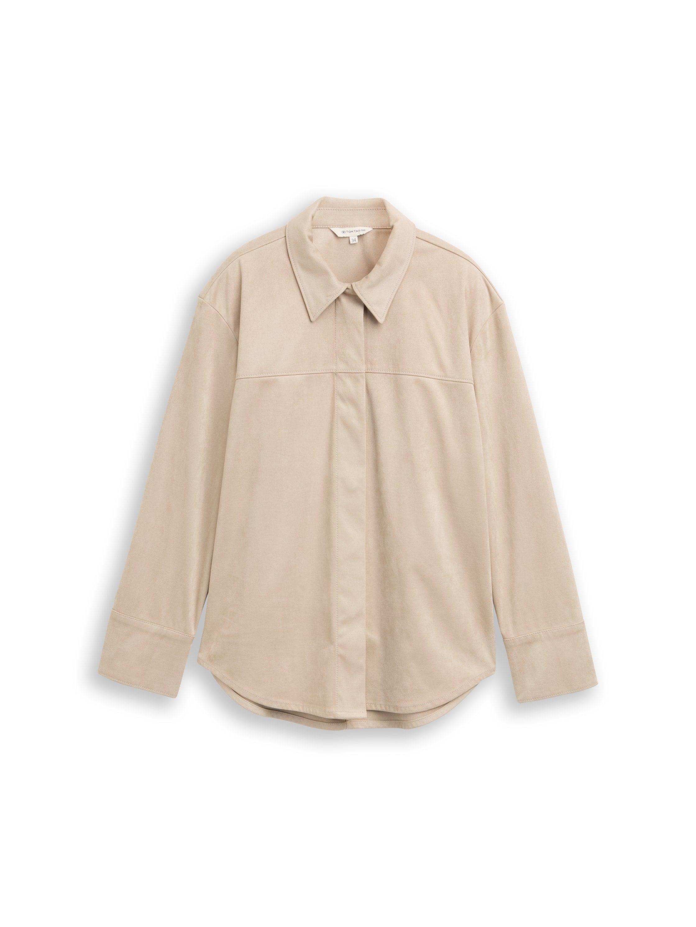 Tom Tailor Oversize Beige Shirt