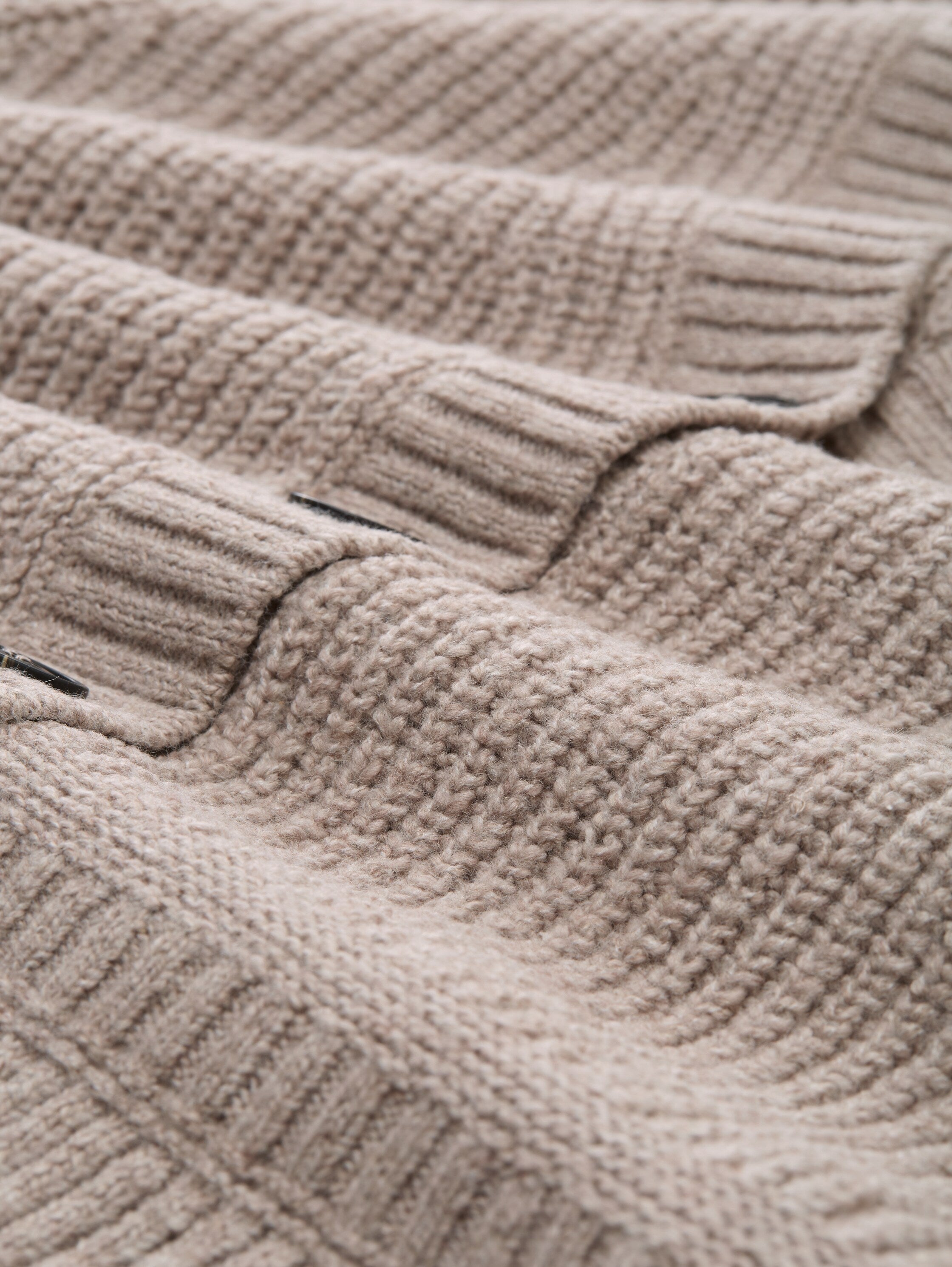 Tom Tailor Beige Cardigan With Button To Close