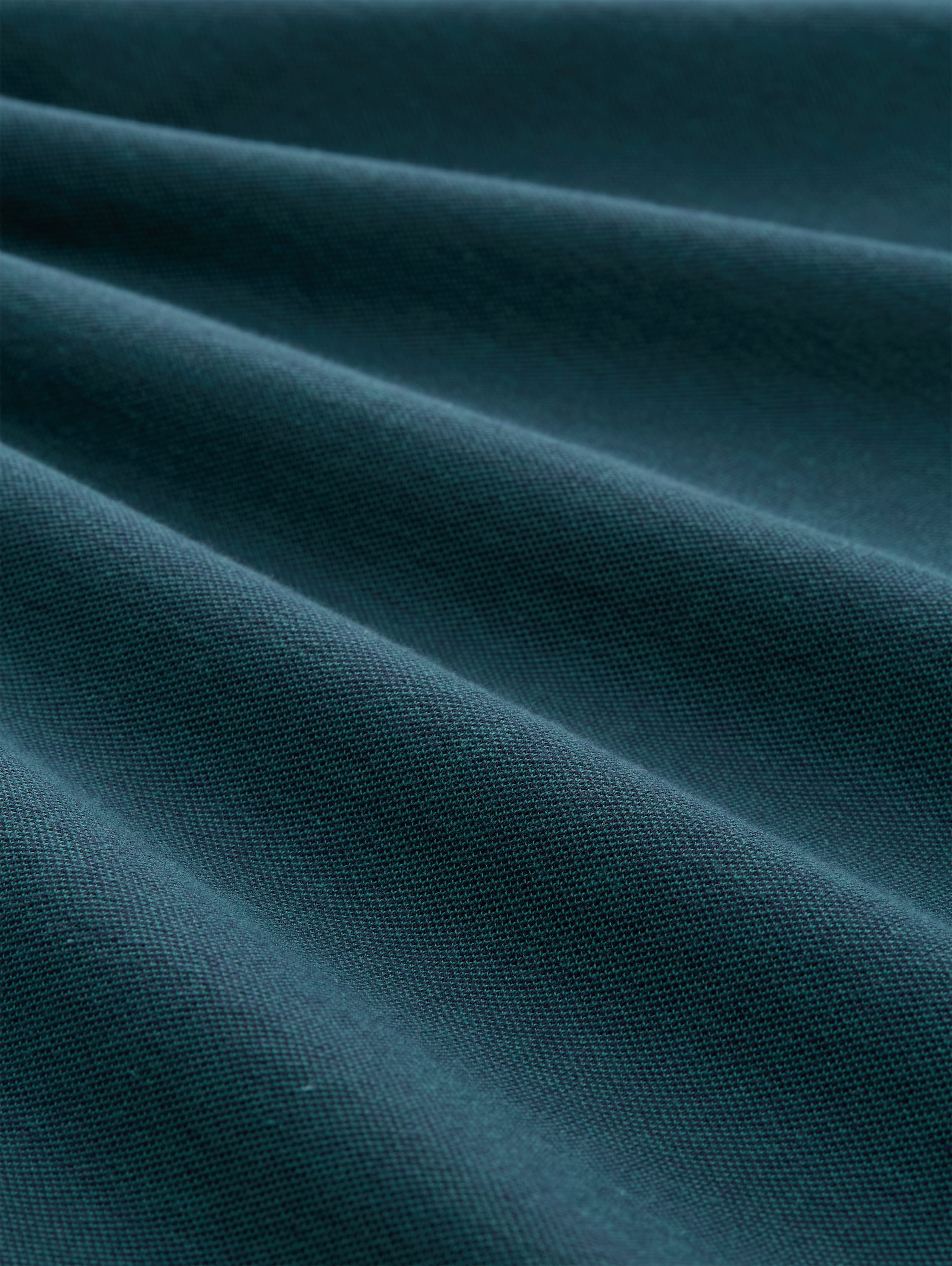 Tom Tailor Long-sleeved Piqué Green Polo with Logo Print