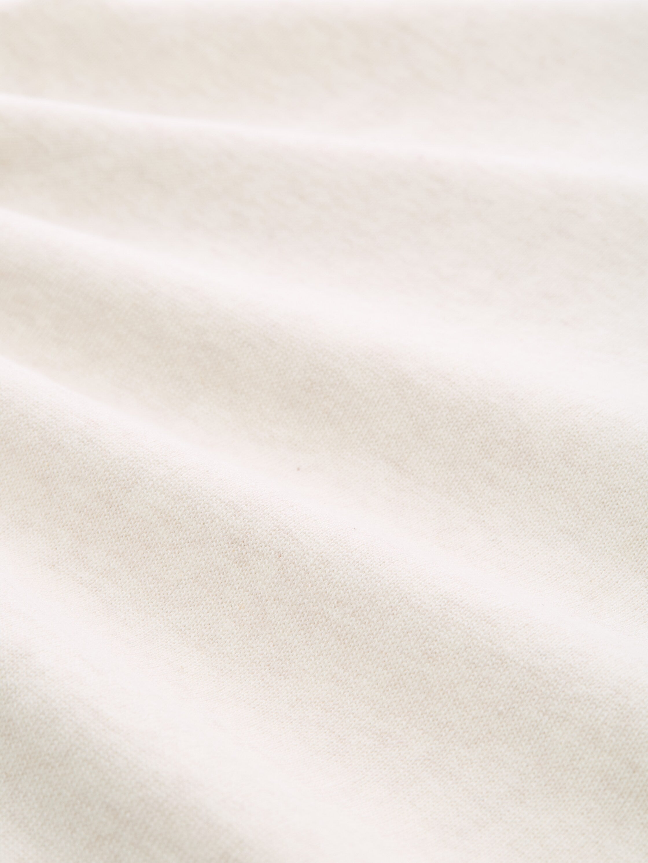 Tom Tailor Cotton V-Neck Knitted Offwhite Pullover