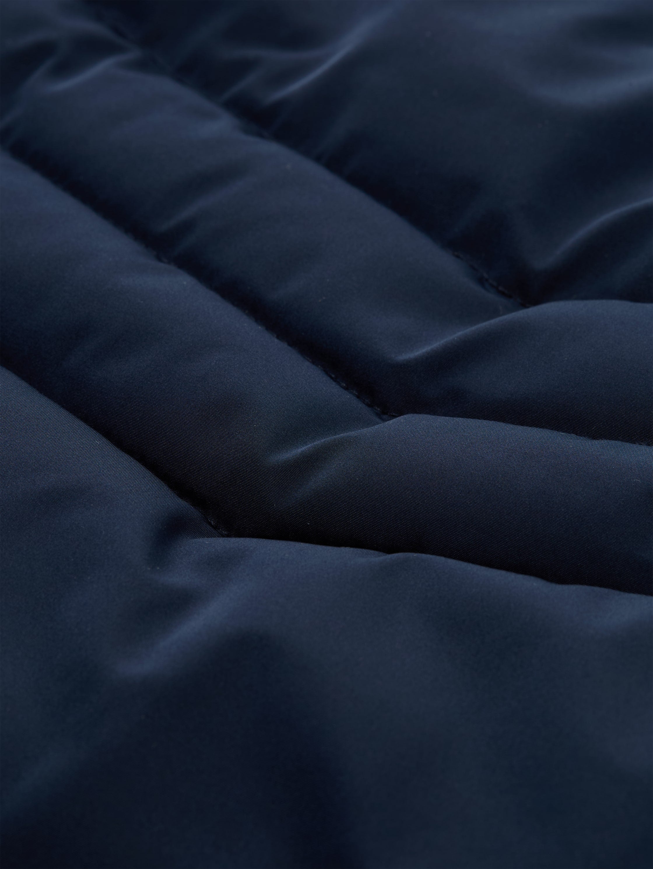 Tom Tailor Puffer Navy Jacket With Detachable Hood