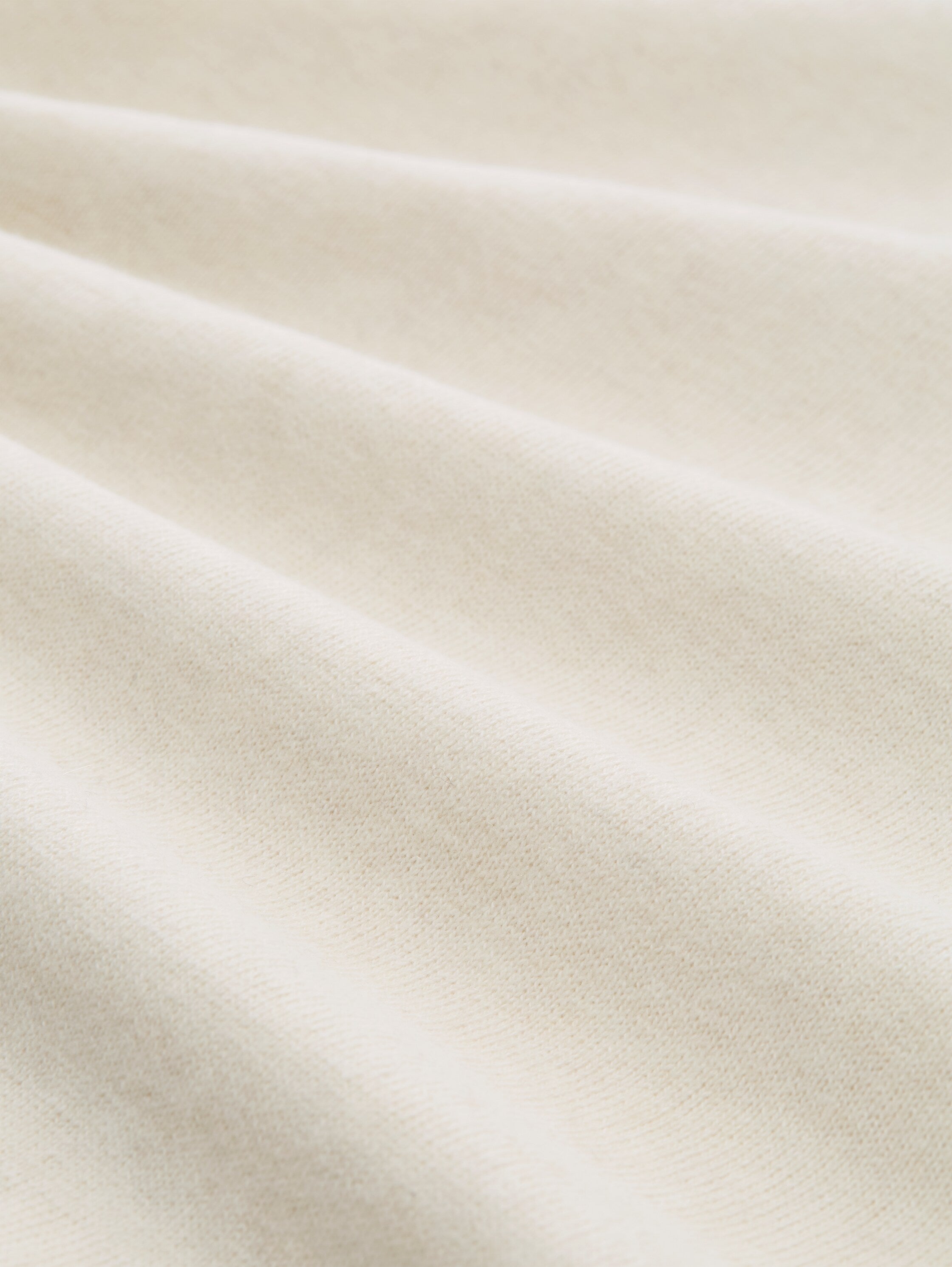 Tom Tailor Knitted with Cashmere Blend Butter Cream Pullover