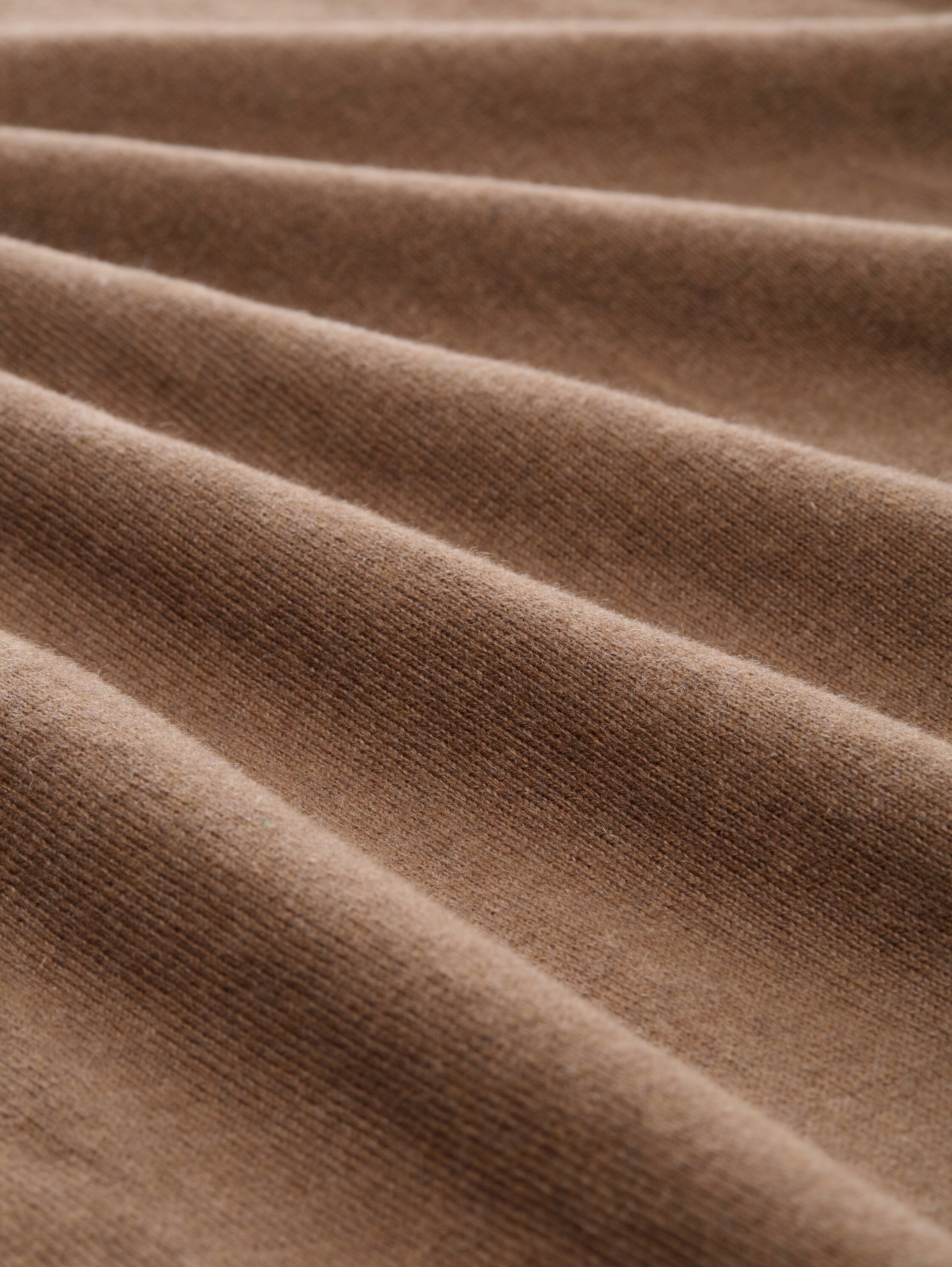 Tom Tailor Knitted with Cashmere Blend Dark Taupe Pullover