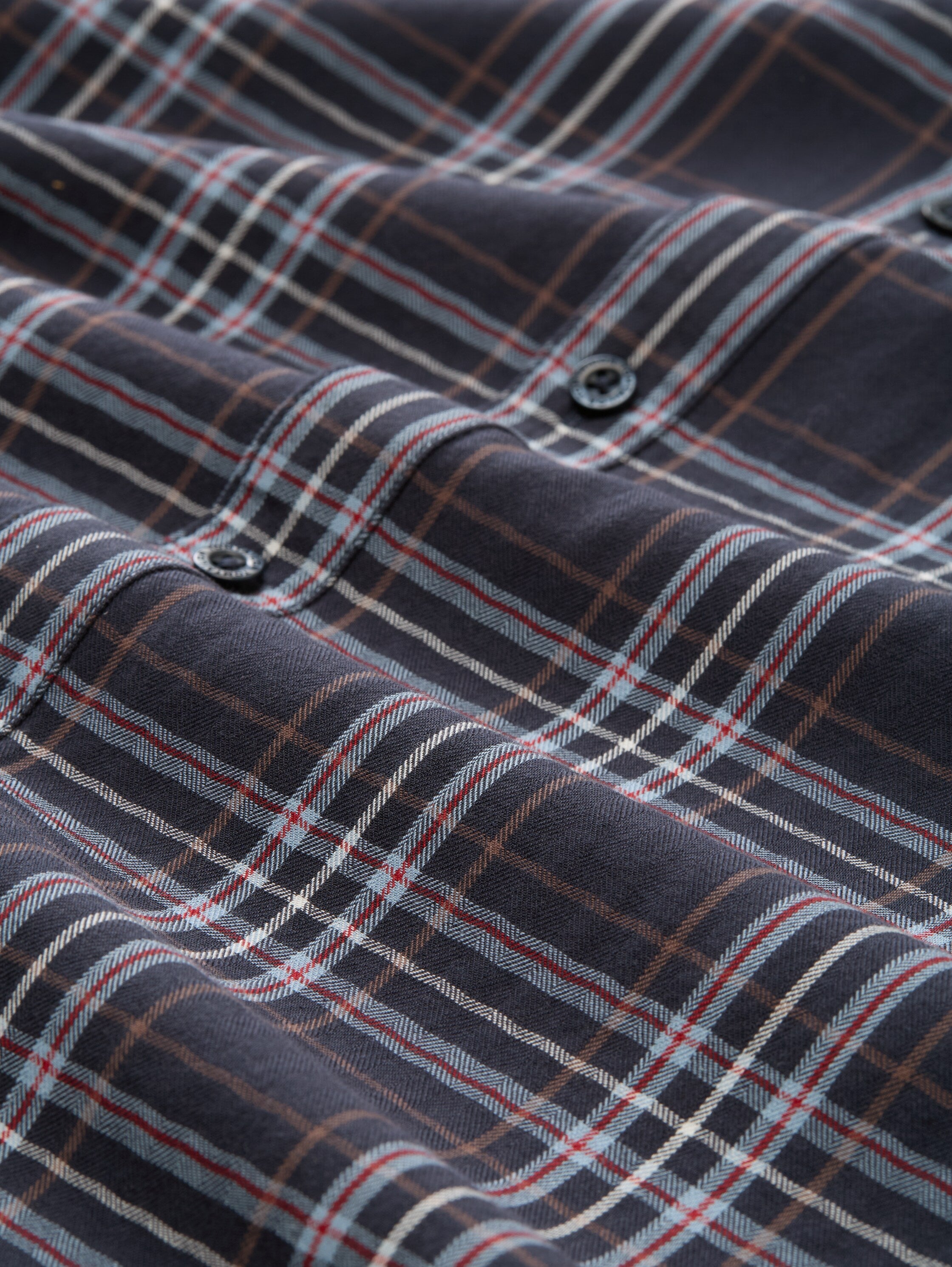 Tom Tailor Long-Sleeved Navy Shirt With Striped Design