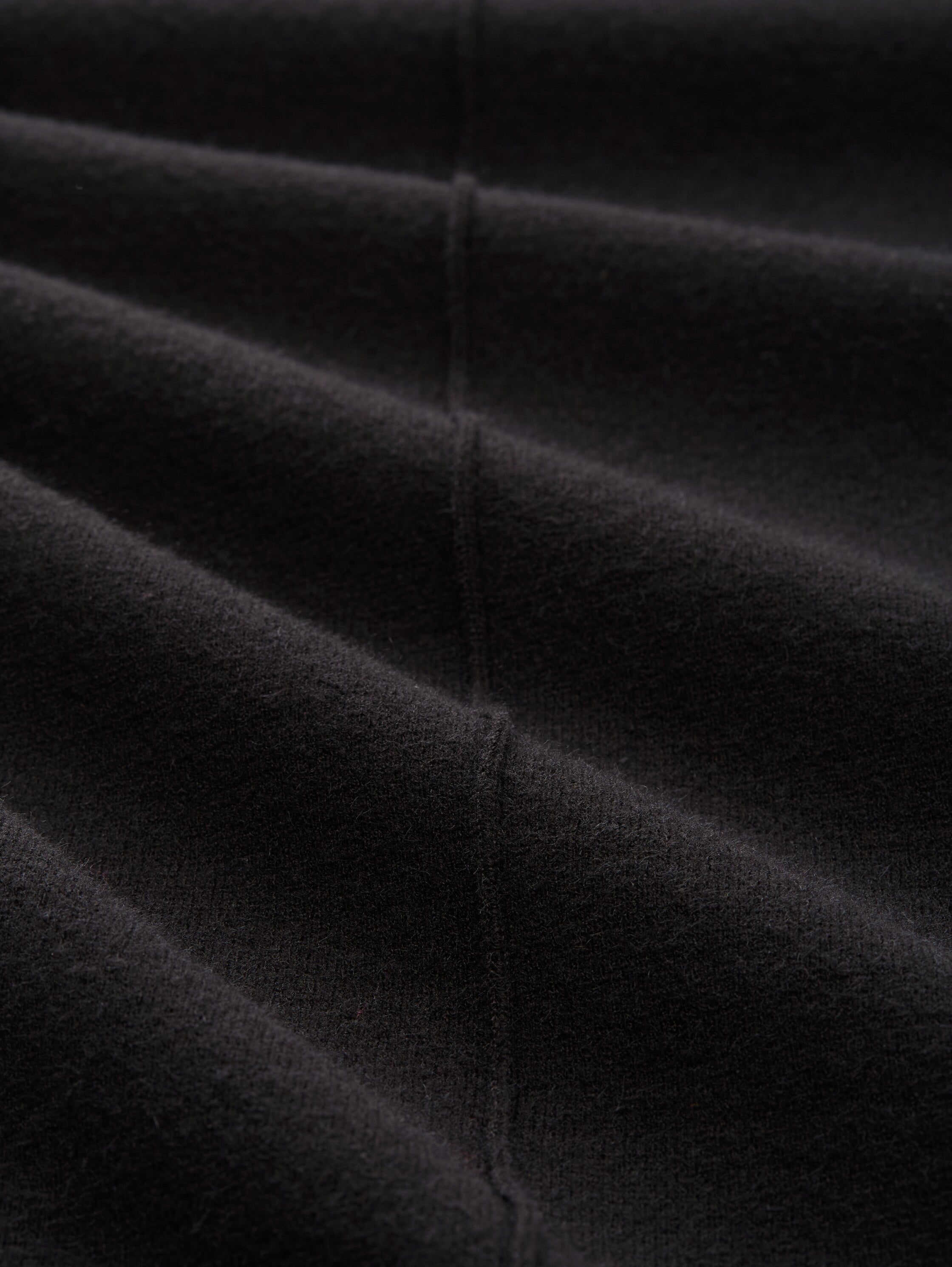 Tom Tailor Deep Black Knitted Cropped Pant