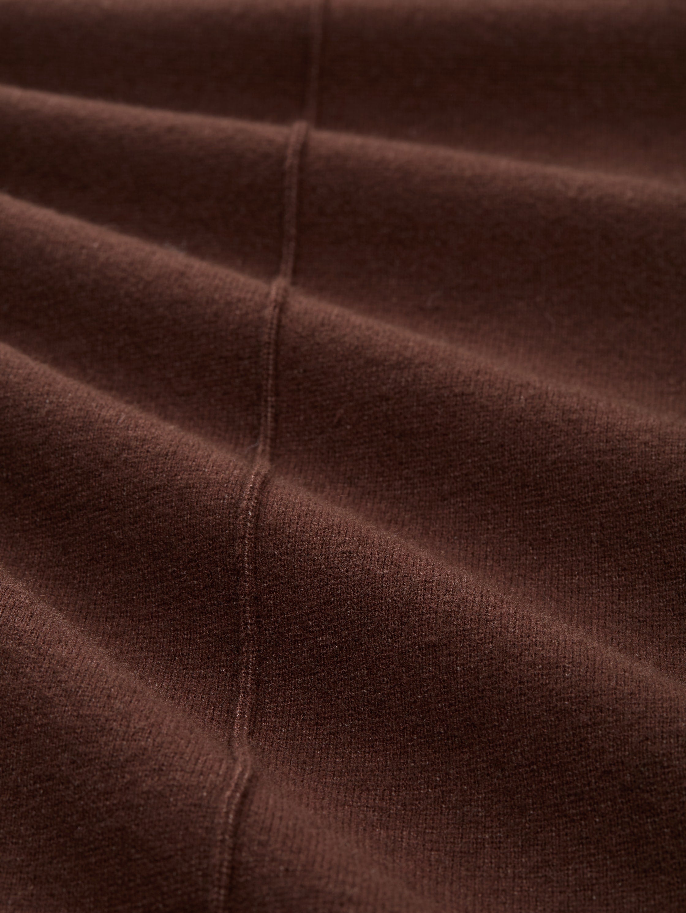 Tom Tailor Dark Brown Melange Knitted Cropped Pant