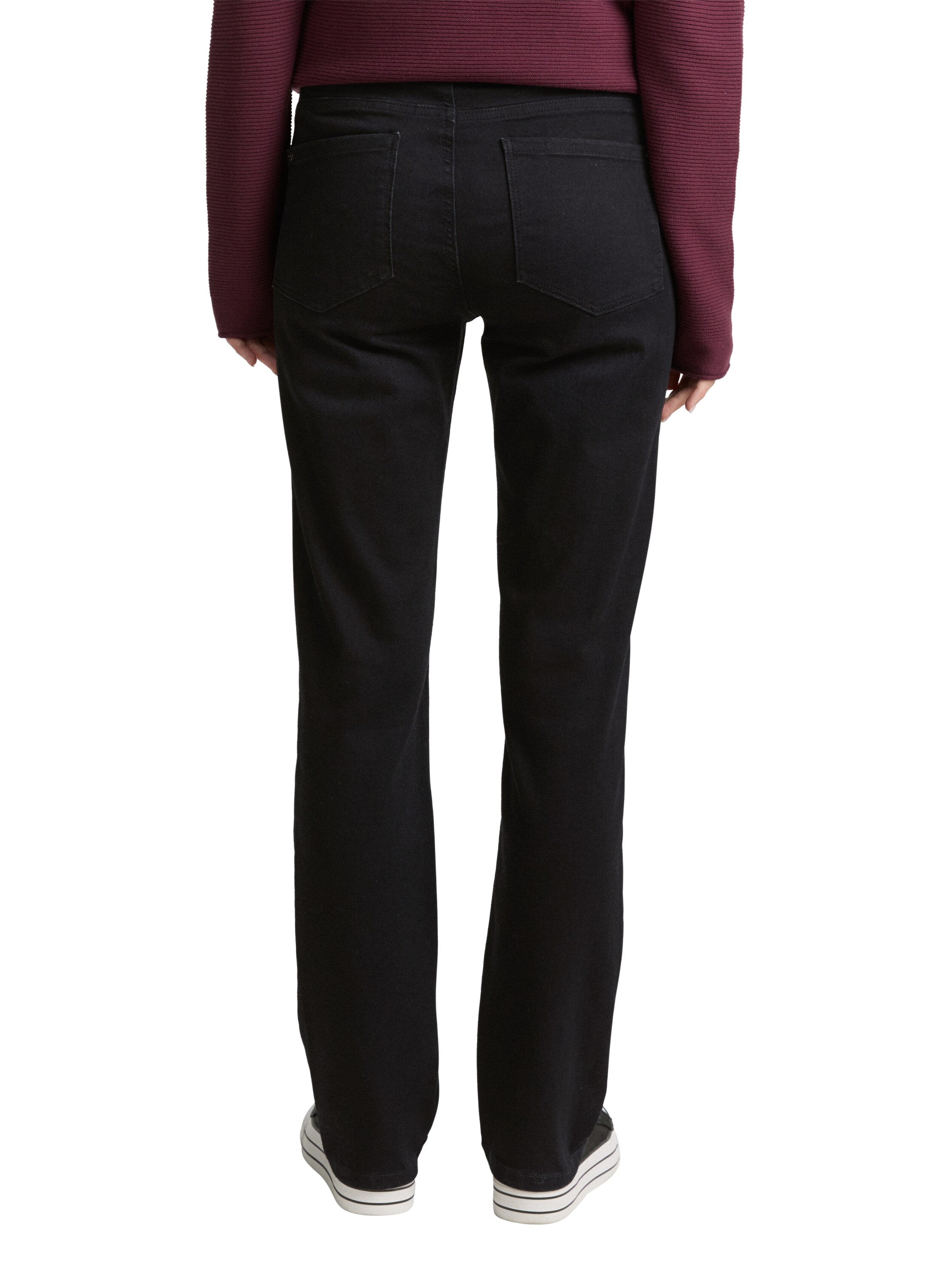 Tom Tailor Black Denim Jeans Straight Cut