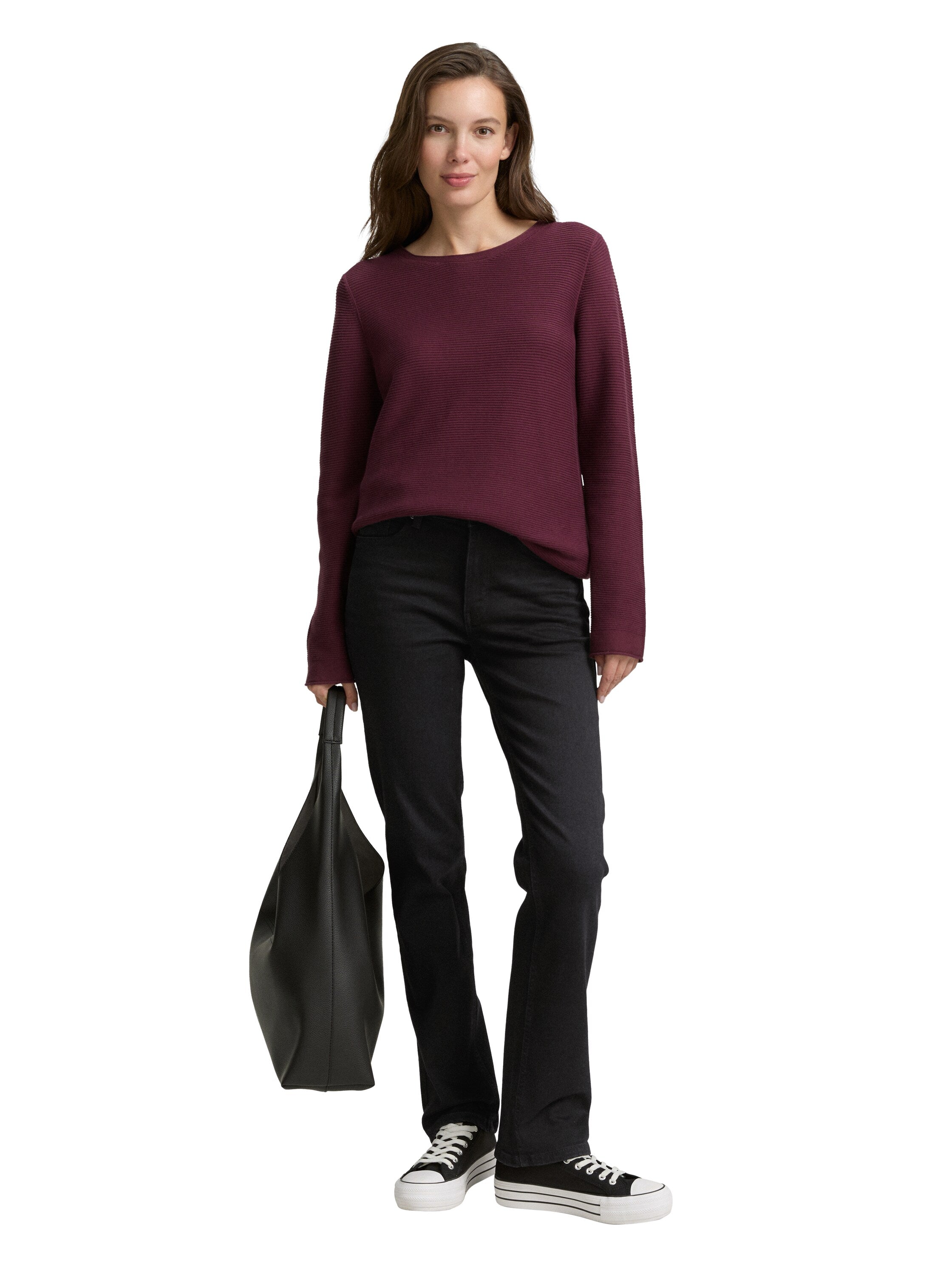 Tom Tailor Black Denim Jeans Straight Cut