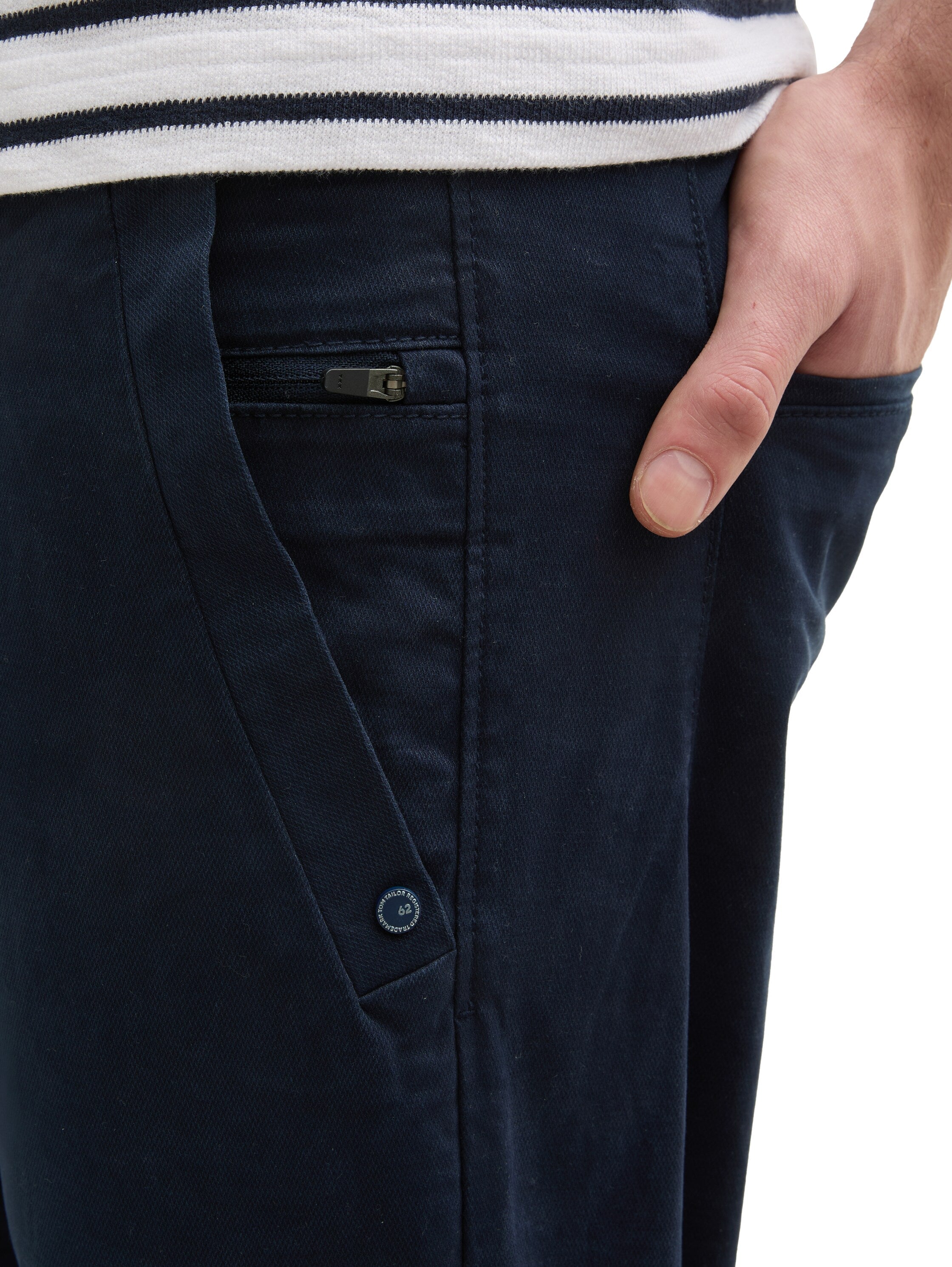 Tom Tailor Tapered Sky Captain Blue Chino Pant