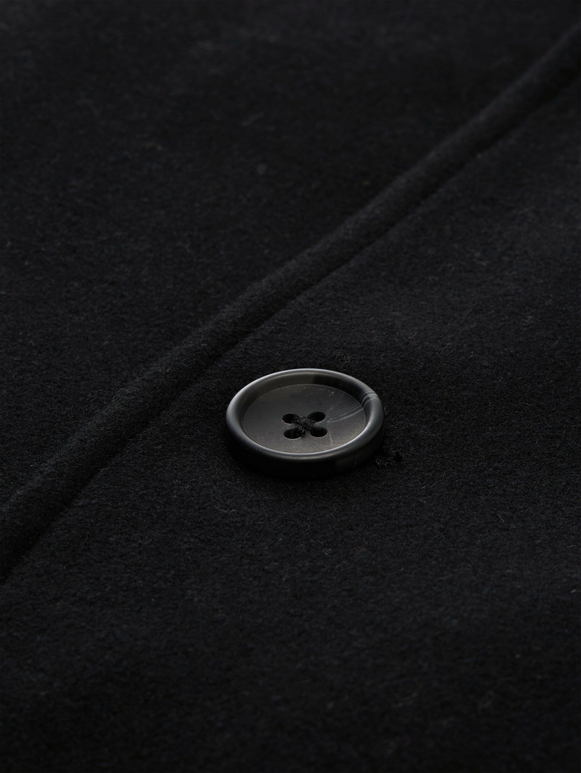 Tom Tailor 2-in-1 Woollen Coat with Detachable Inner Black Coat