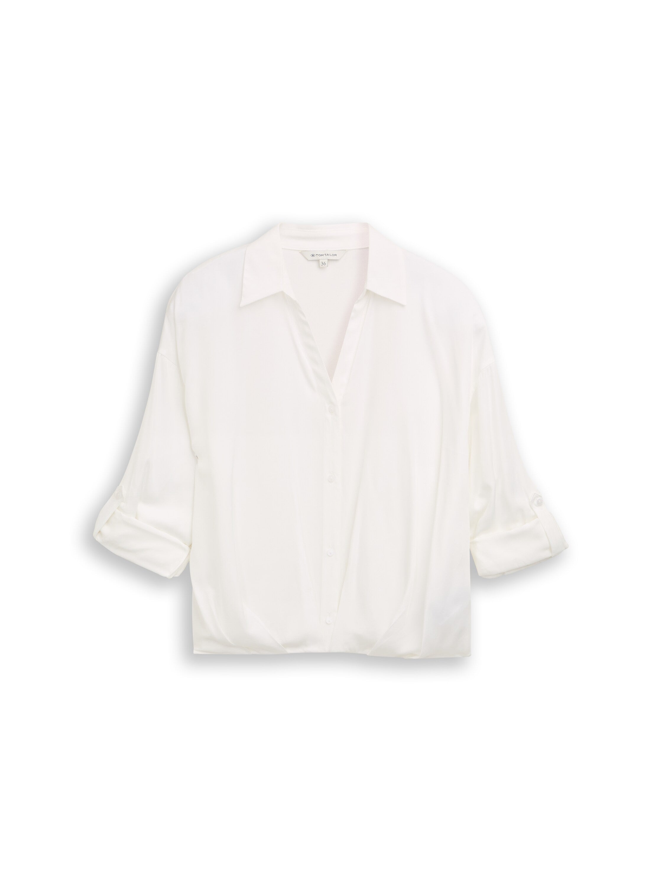 Tom Tailor White Oversized Shirt
