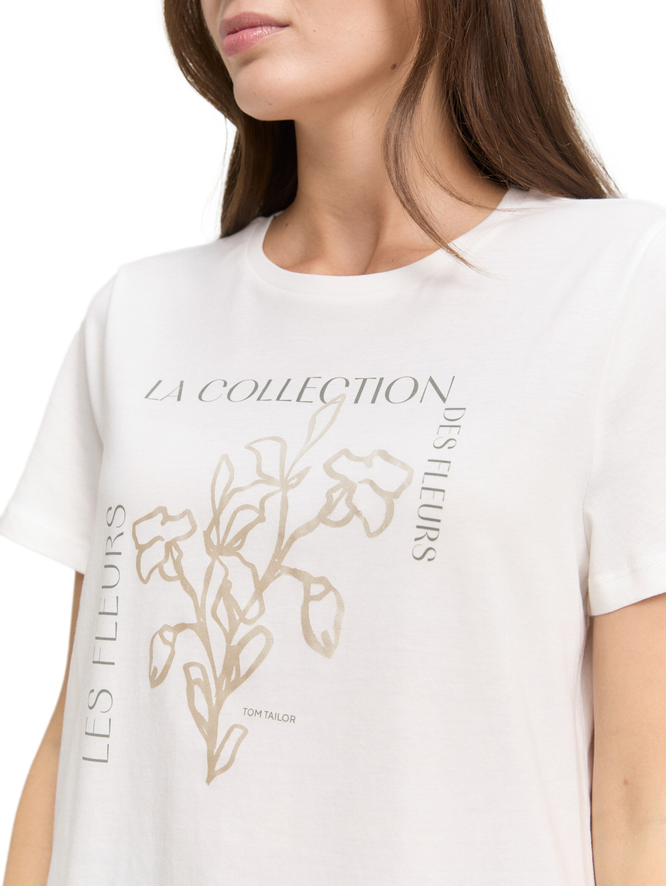 Tom Tailor Regular Fit White T-shirt