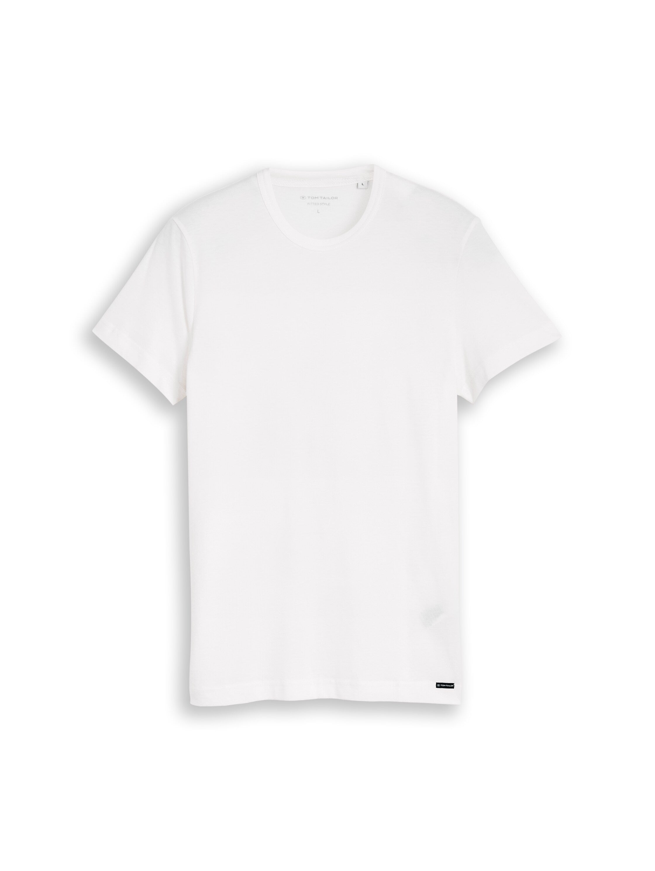 Tom Tailor Short Sleeved White T-Shirt